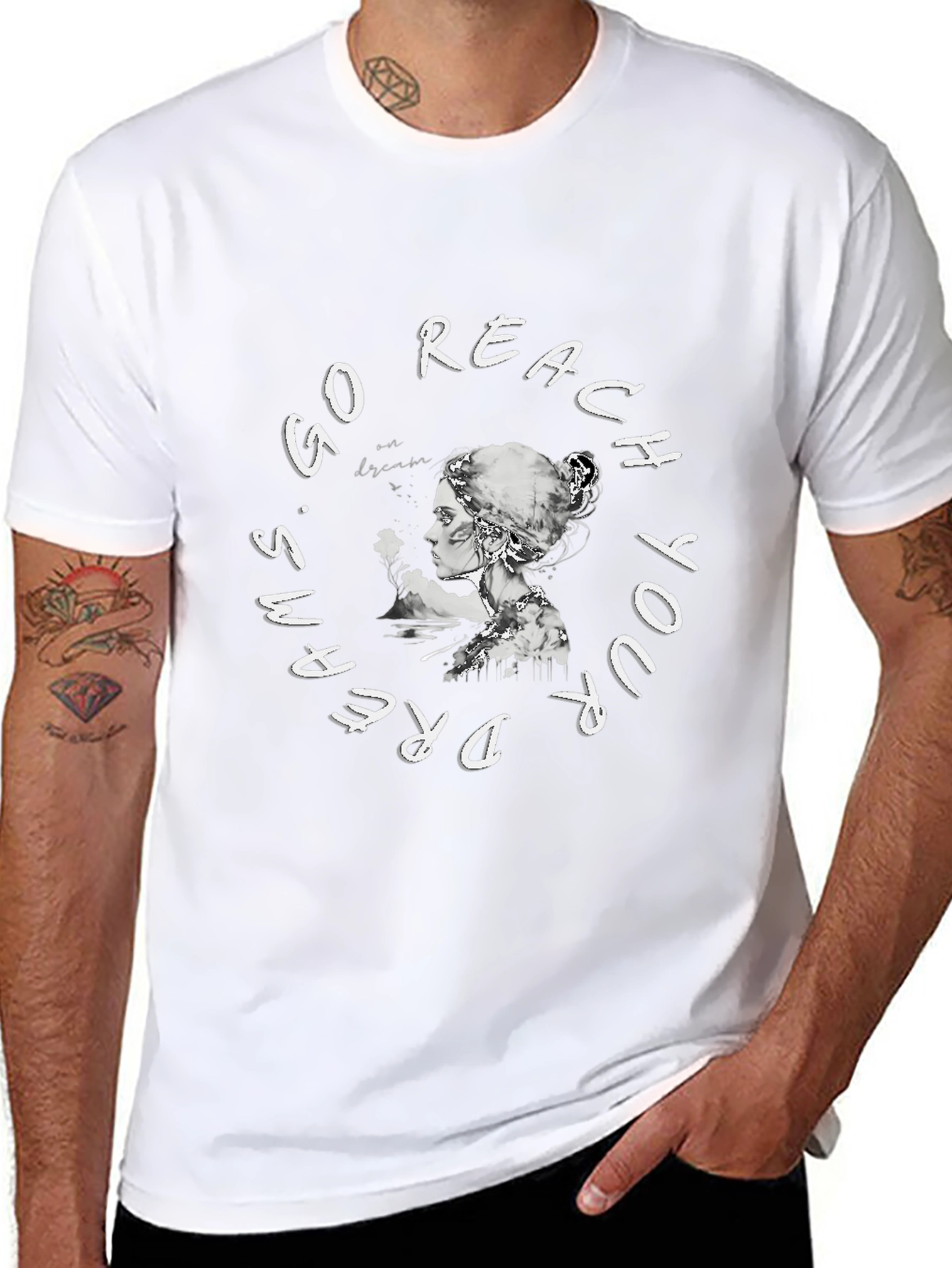 Reach Your Dreams Black T-Shirt