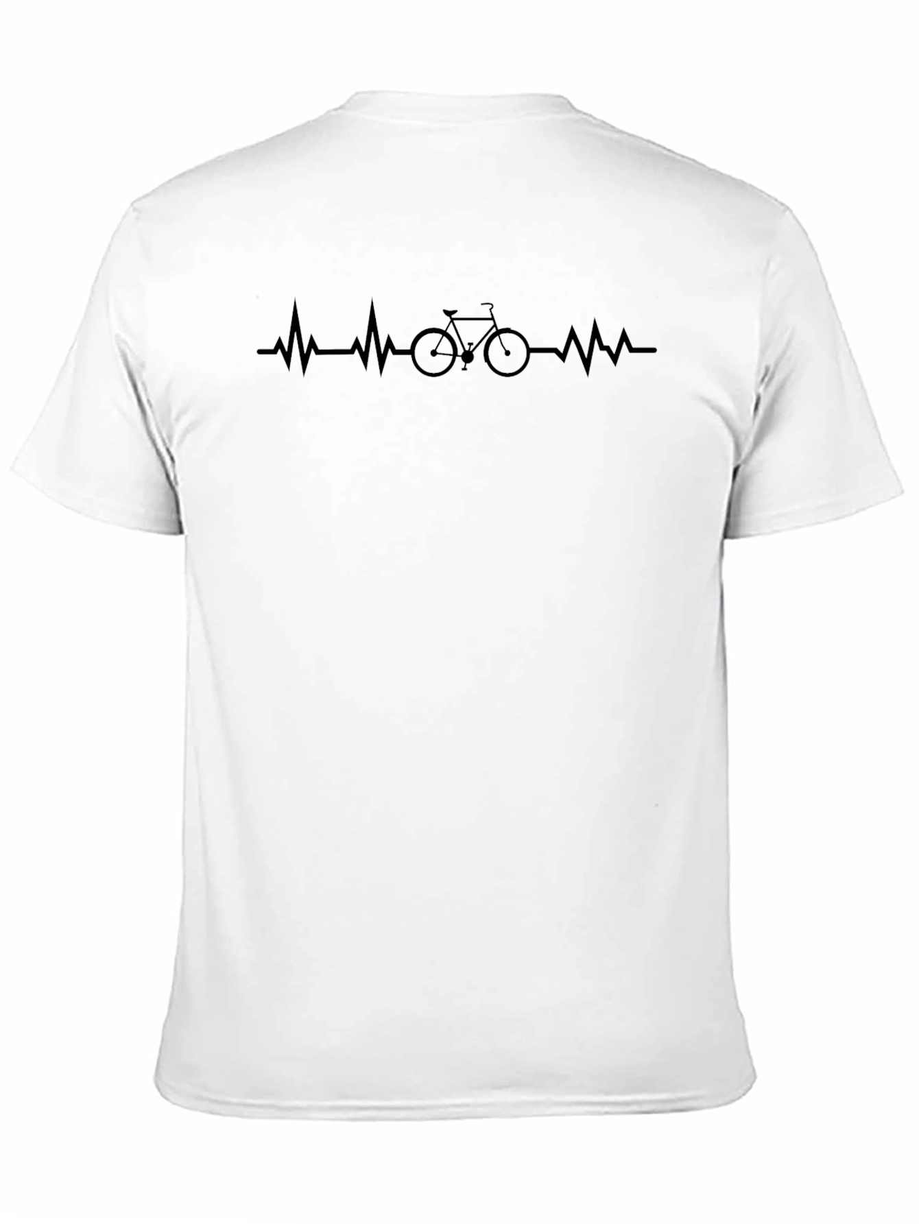Cycling Heartbeat Tee - Ride Your Passion!
