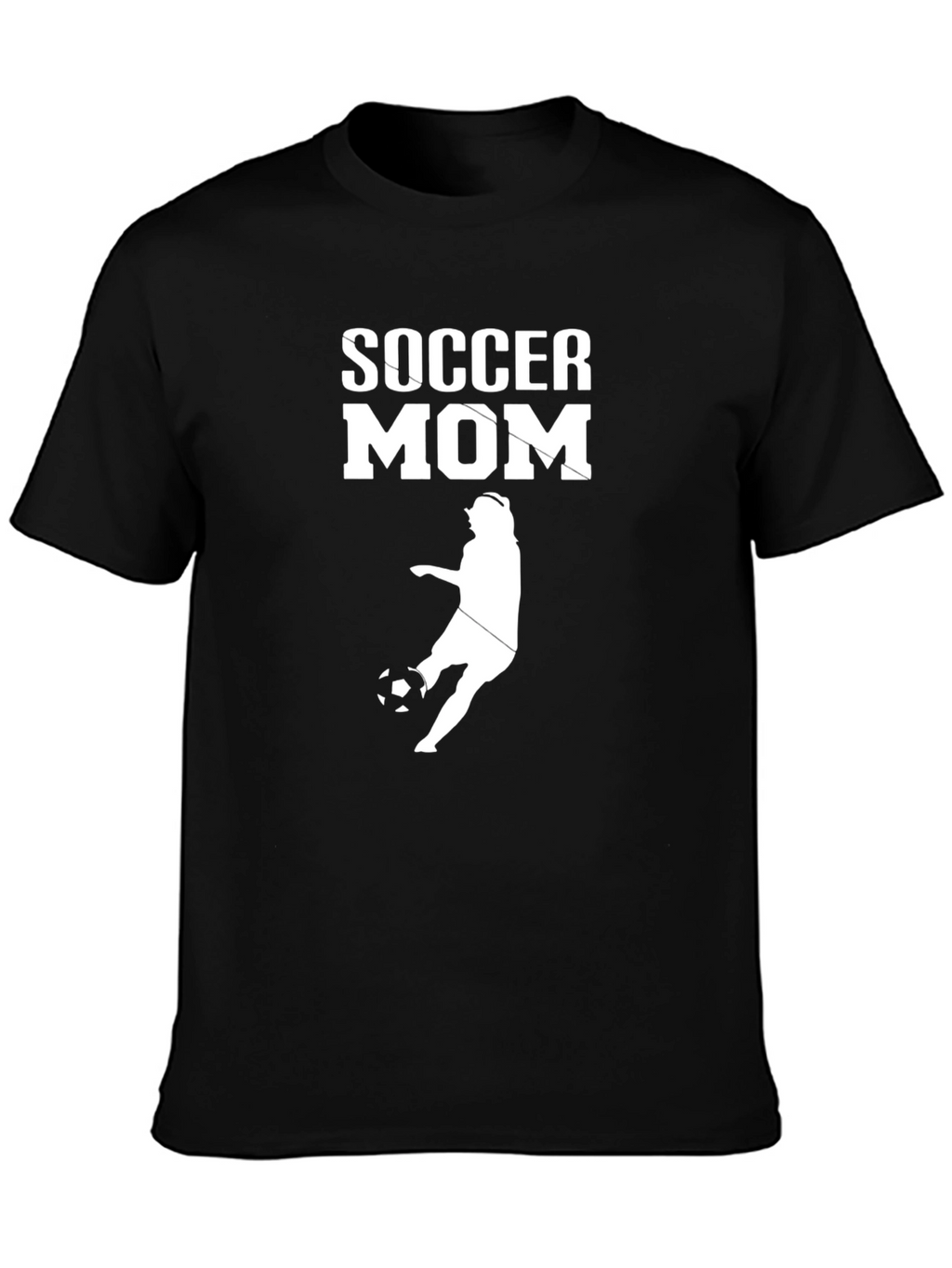 Soccer Mom Graphic Tee - Black