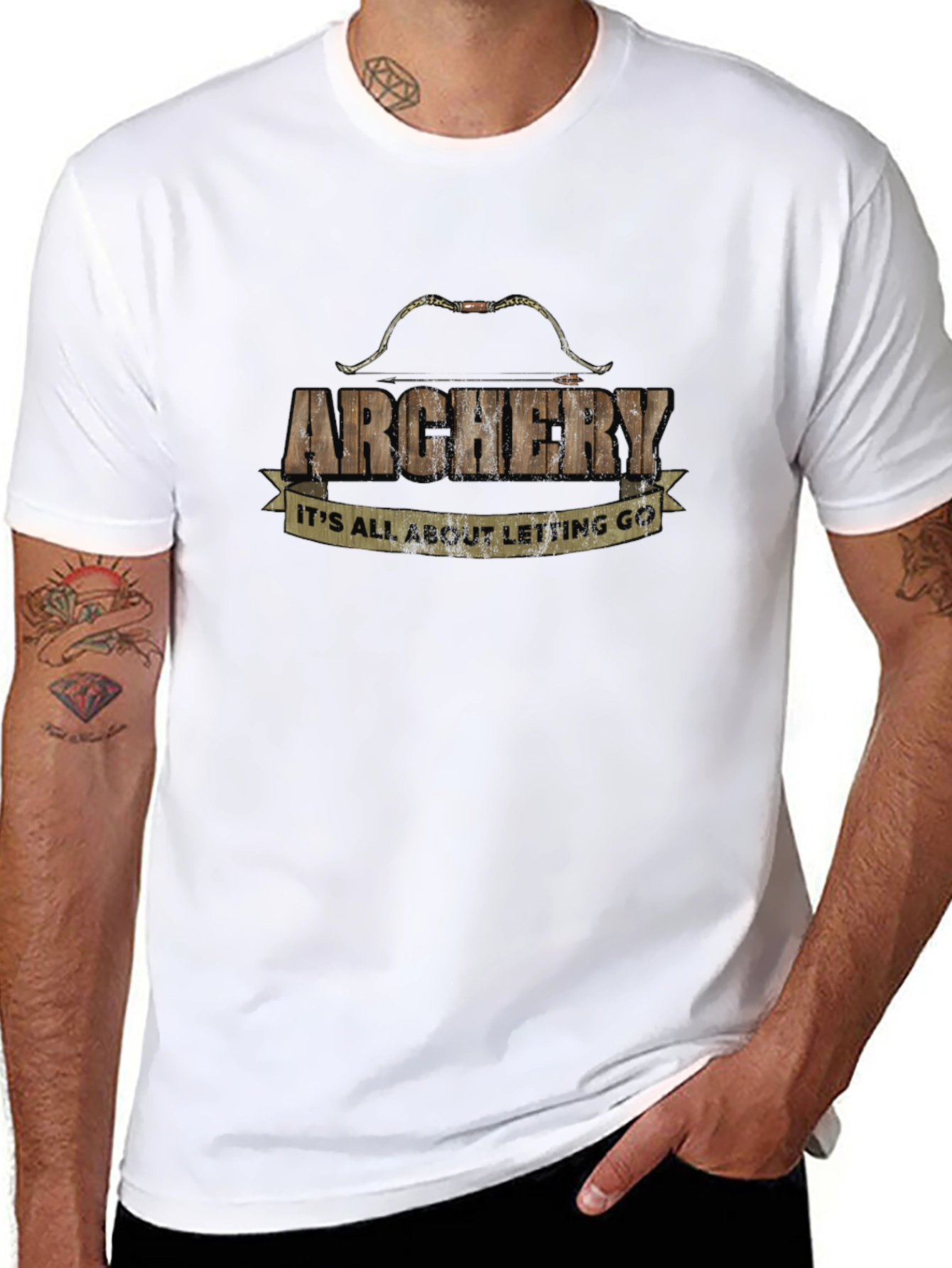 Archery T-Shirt: Letting Go Design