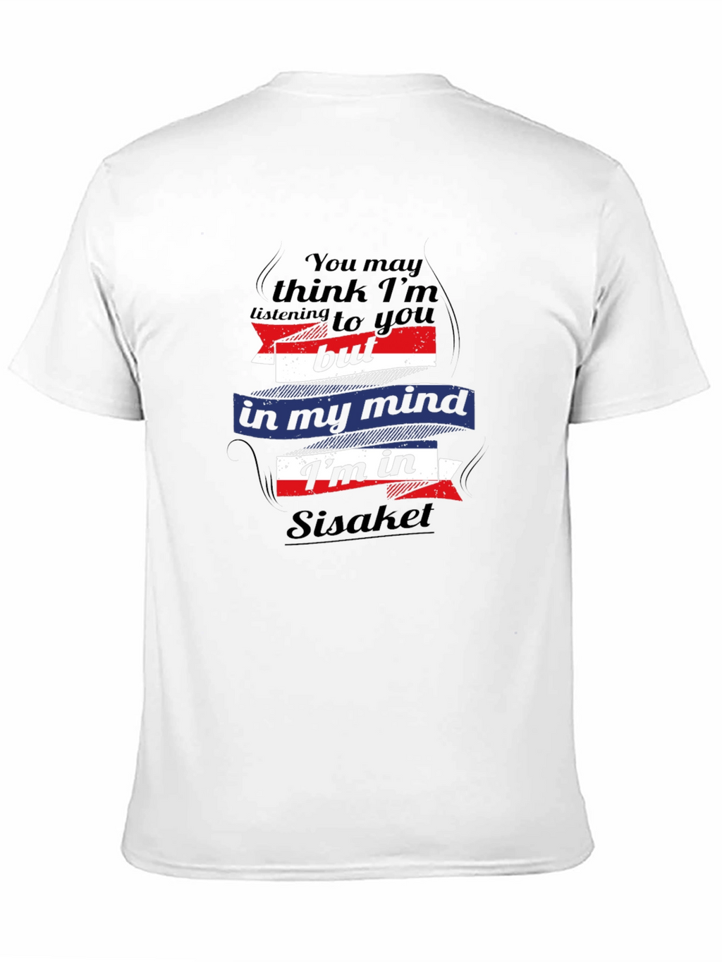 Sisaket Mind T-Shirt - Black Novelty Tee