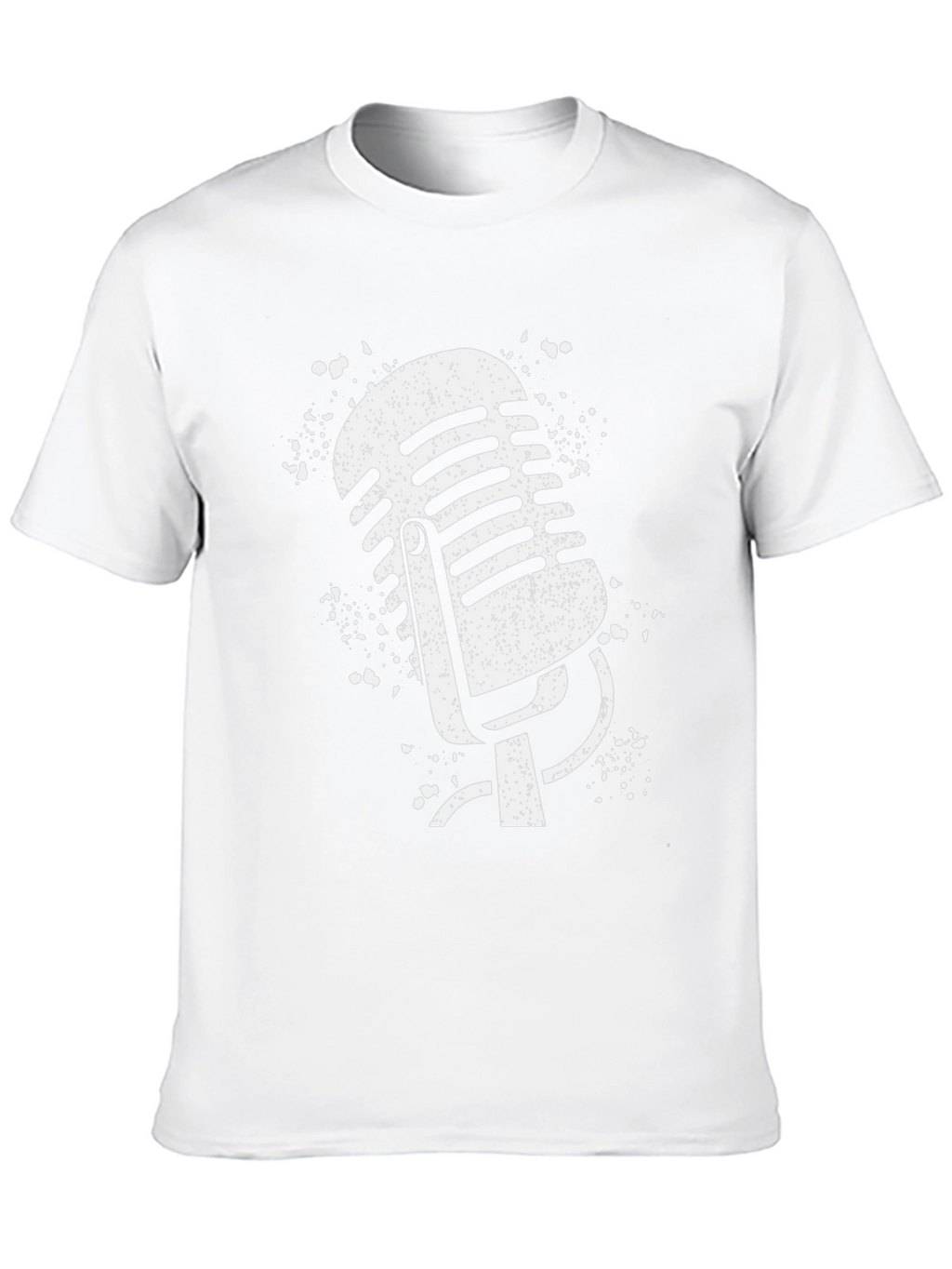 Retro Microphone Graphic Tee - Classic Music Lover Shirt