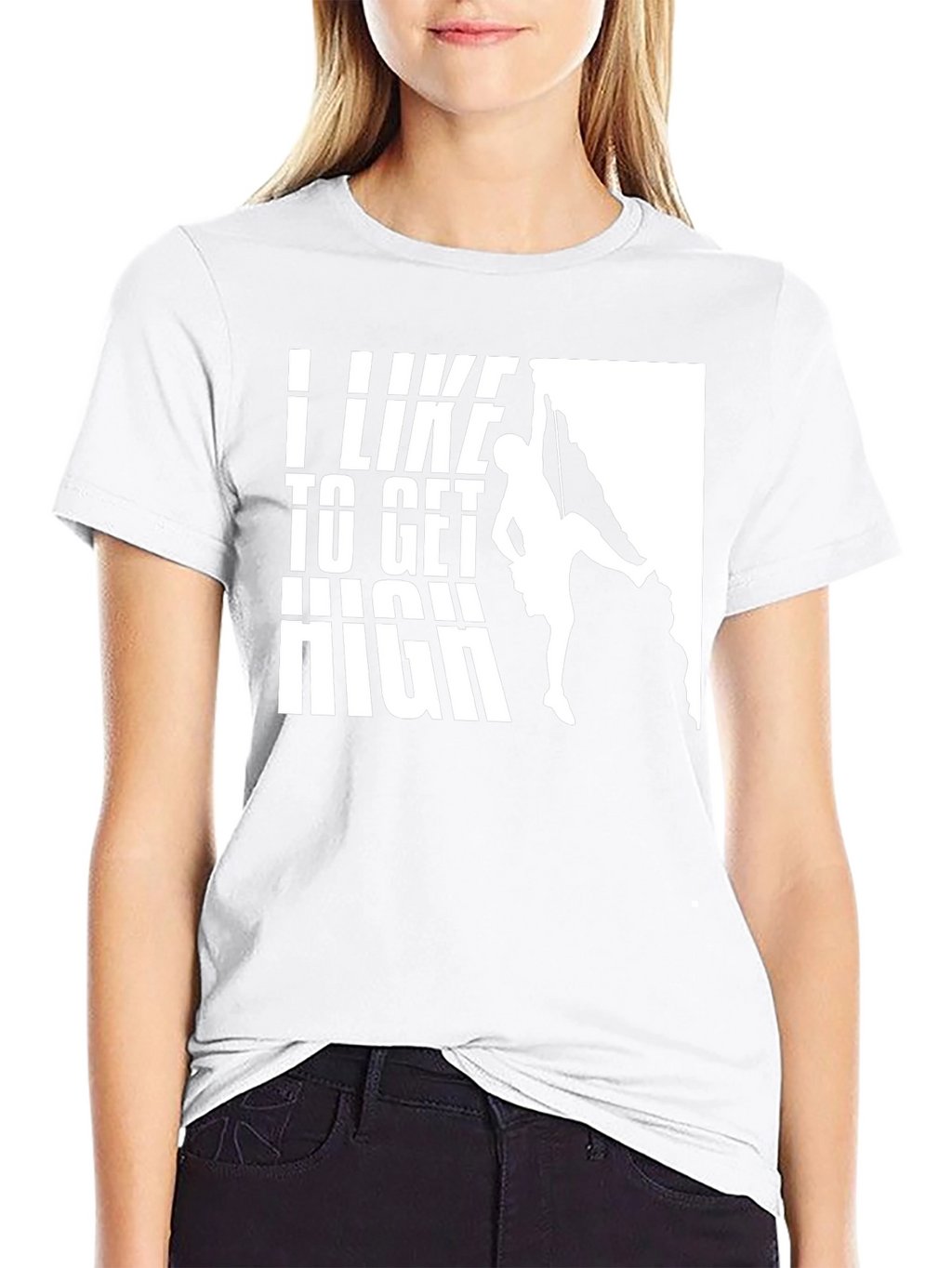 I Like To Get High Climbing Graphic T-Shirt