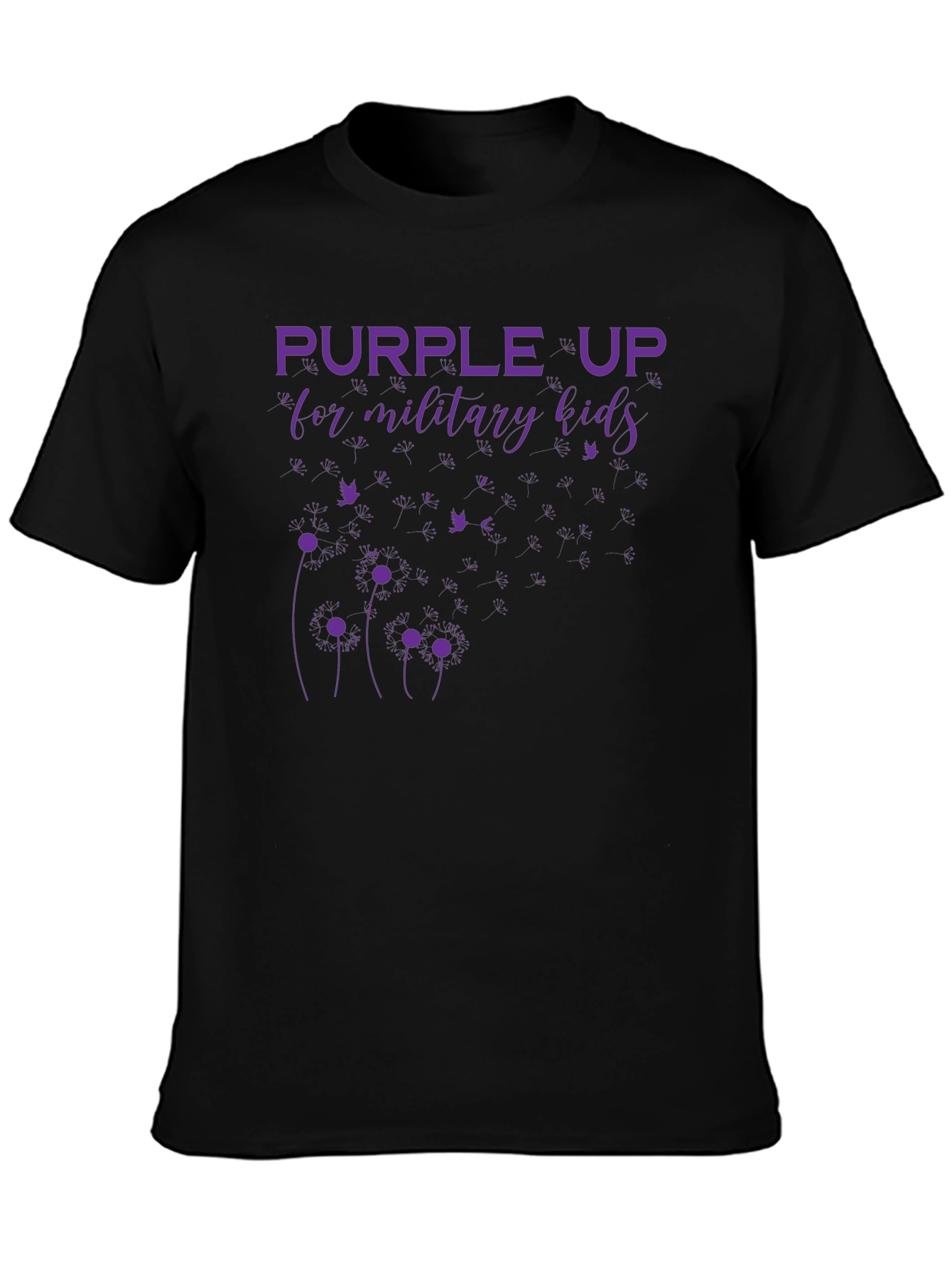 Purple Up Military Kids T-Shirt