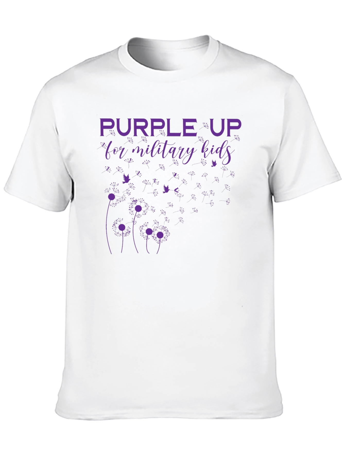 Purple Up Military Kids T-Shirt