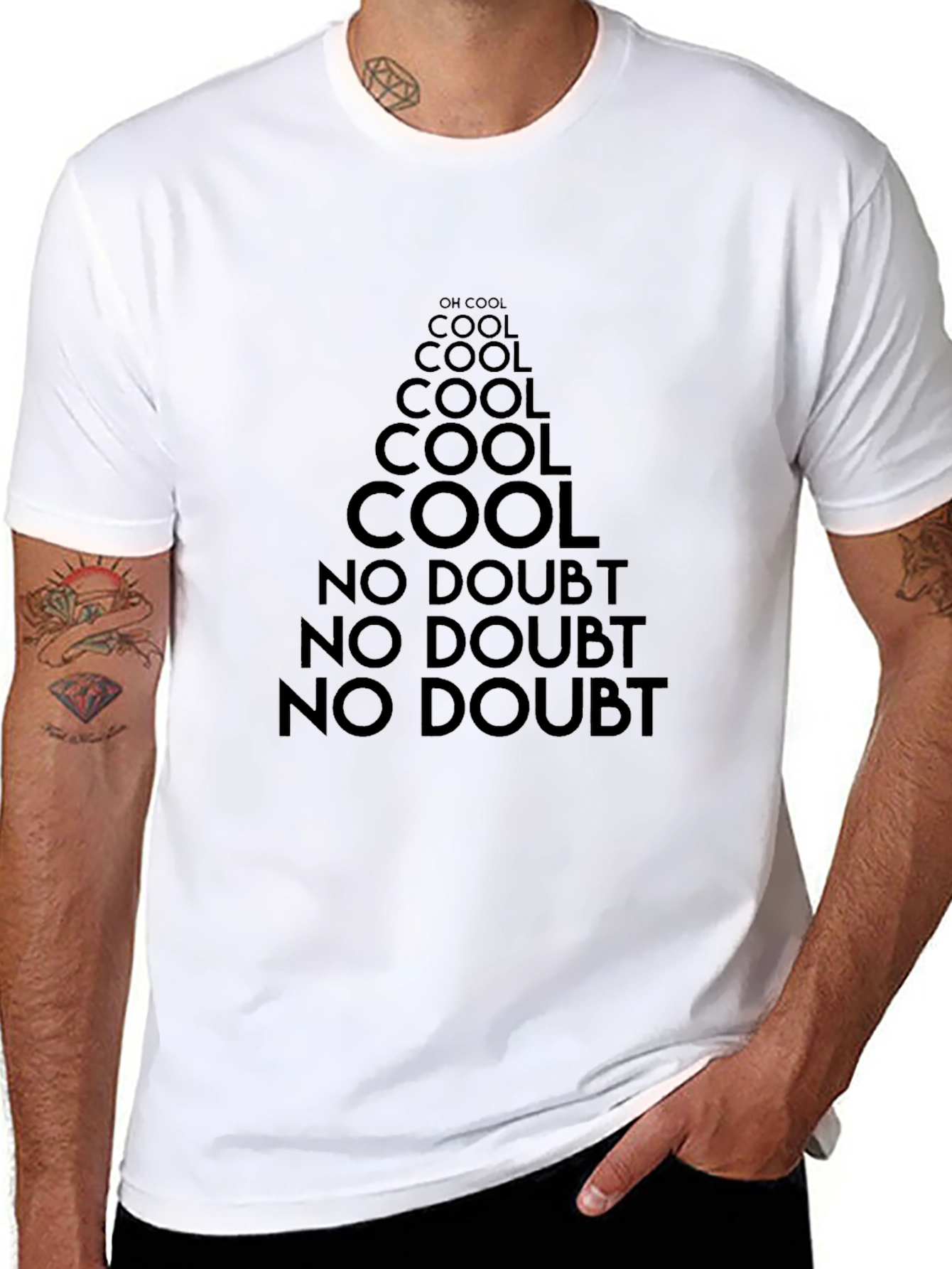 Cool No Doubt Tee | Graphic Print T-Shirt