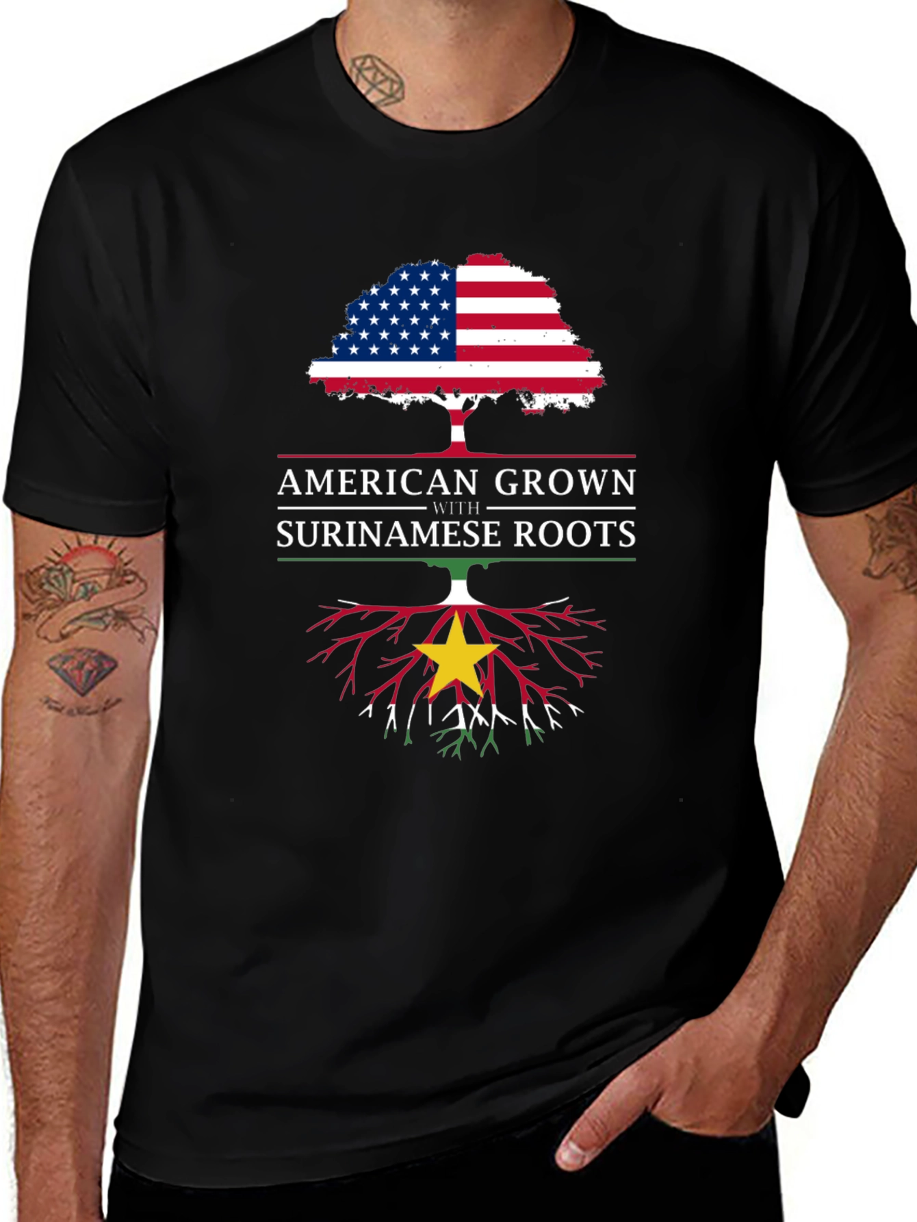 American Grown with Surinamese Roots T-Shirt