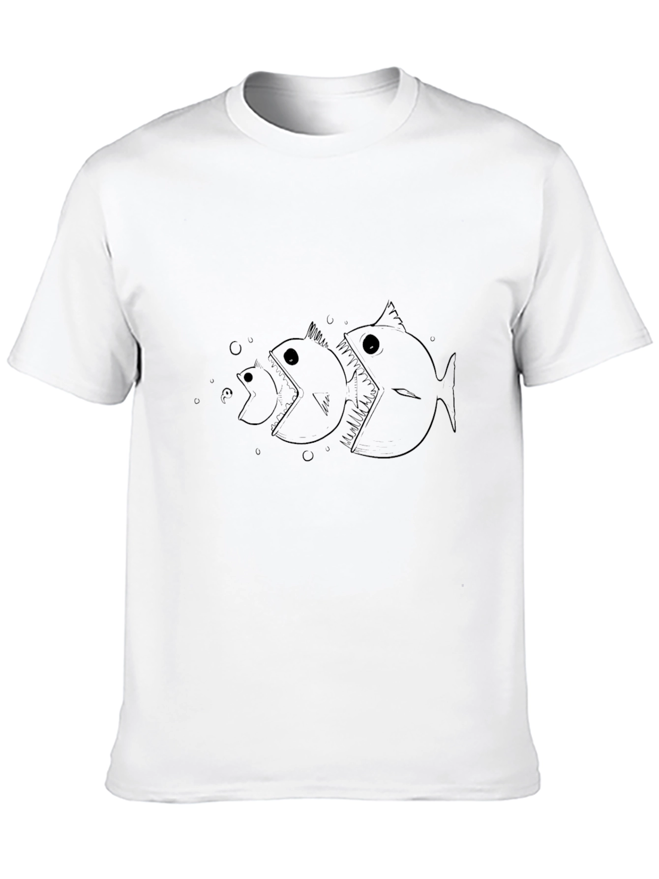 Black Always a Bigger Fish Graphic Tee