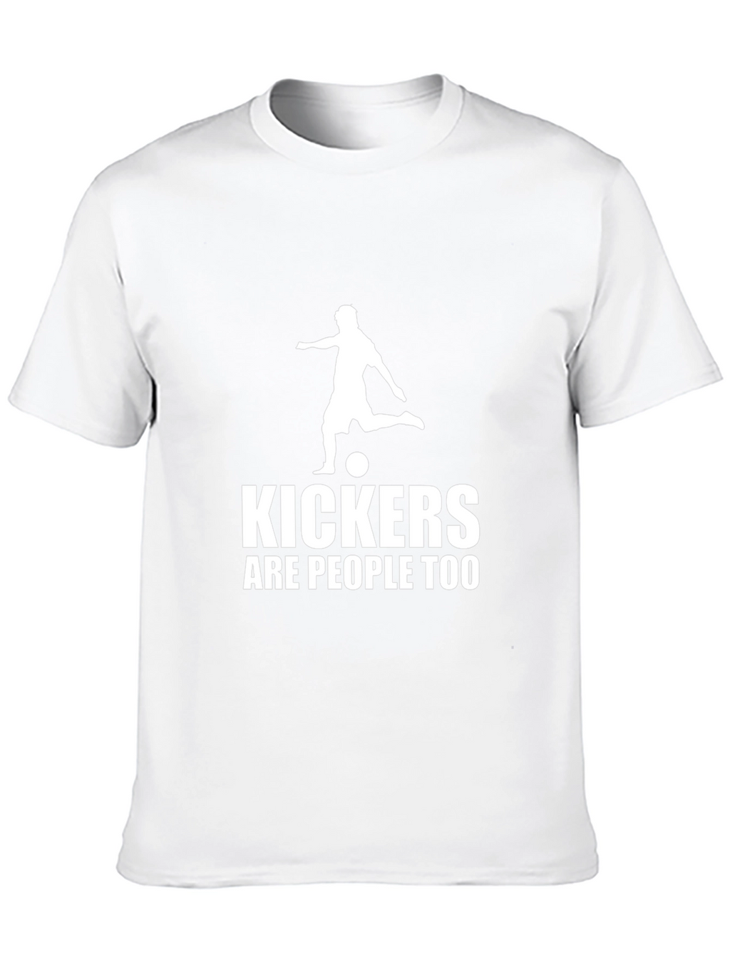 Kickers Are People Too Graphic T-Shirt - Black