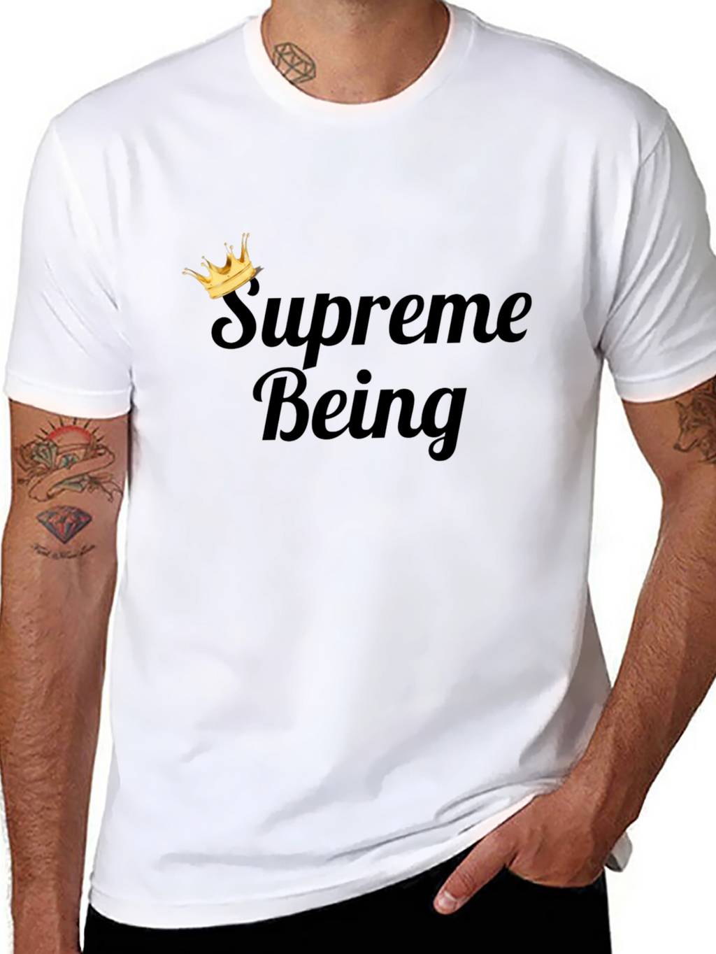 Supreme Being Black T-Shirt