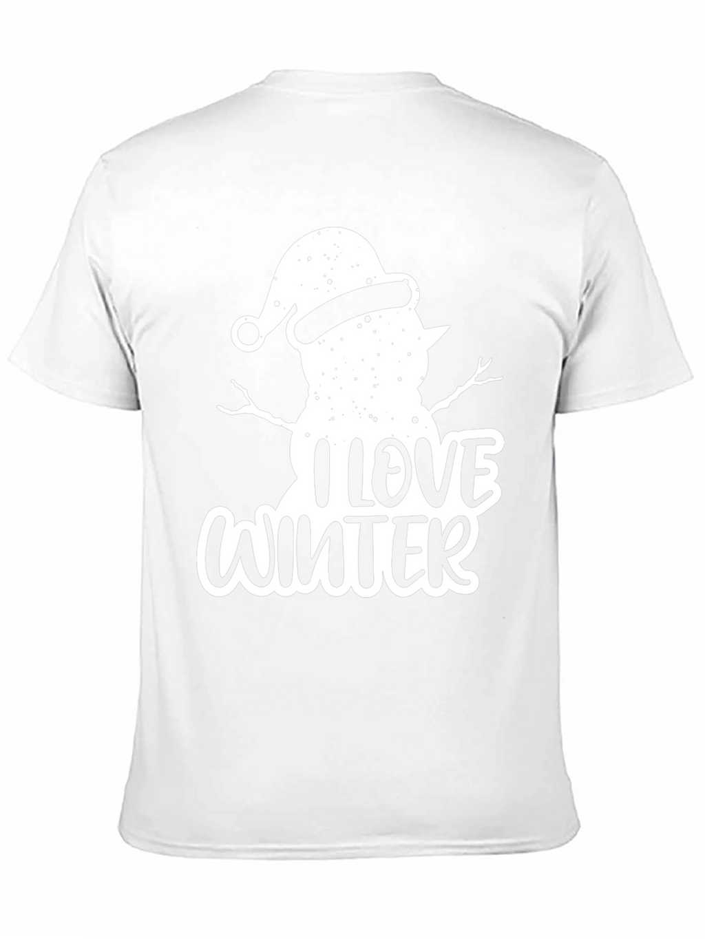 I Love Winter Snowman Graphic Tee