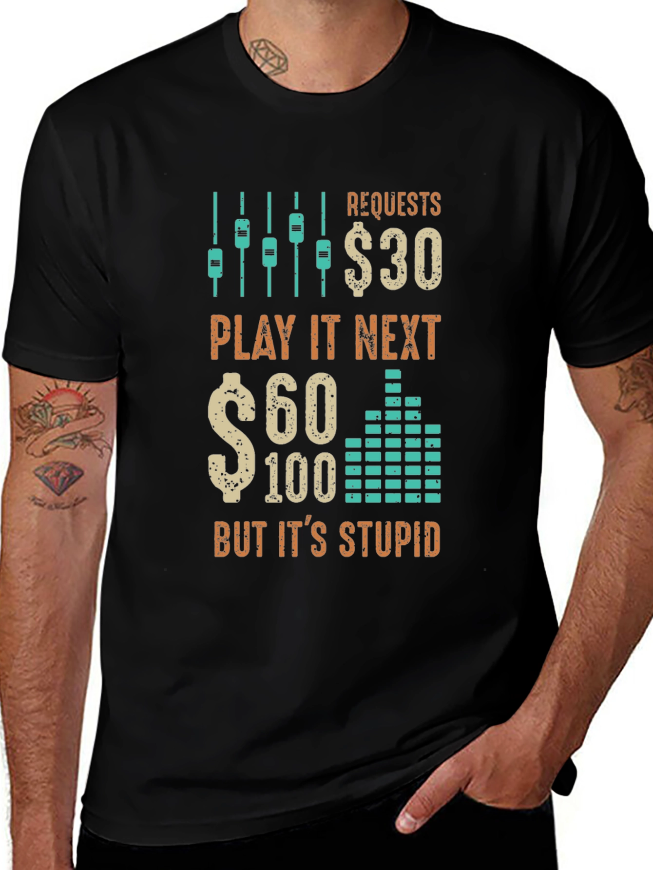 Requests T-Shirt: Funny DJ Music Lover Tee