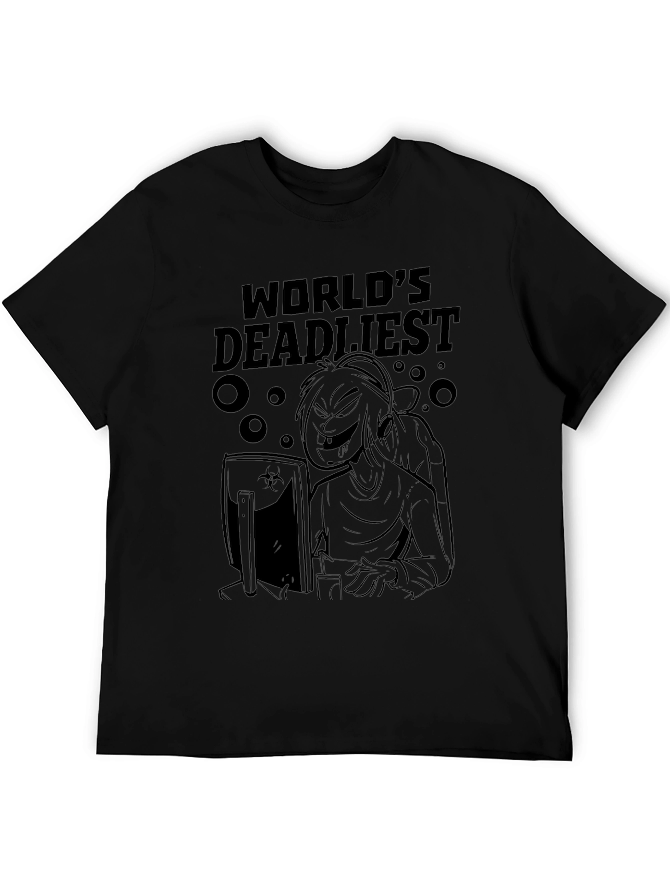 Worlds Deadliest Gamer Black T-Shirt