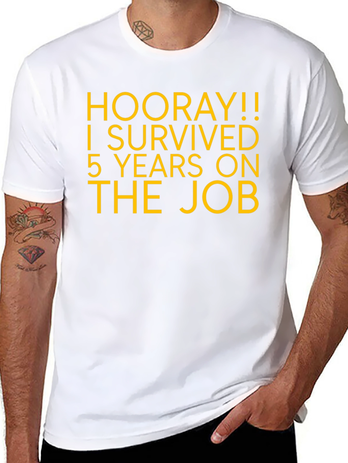 Hooray! 5 Years On The Job T-Shirt