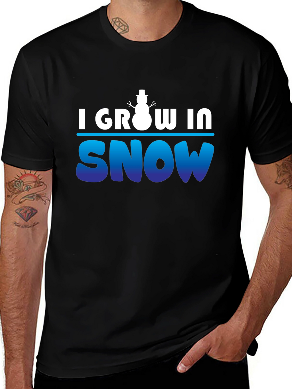 I Grow in Snow - Winter T-Shirt