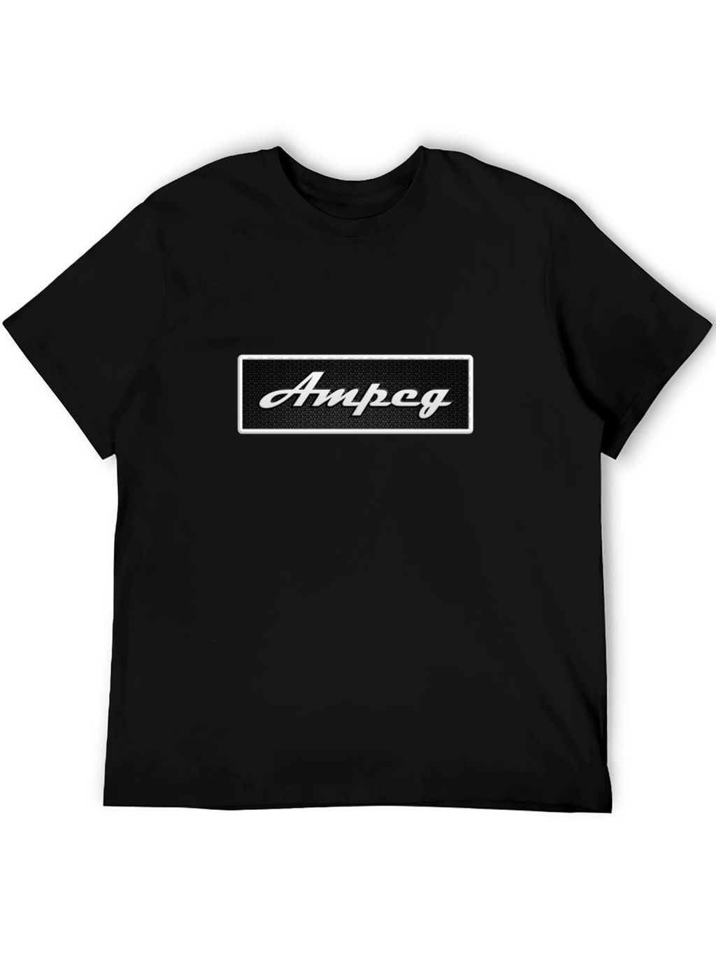 Ampeg Logo Black T-Shirt - Classic Rock Apparel