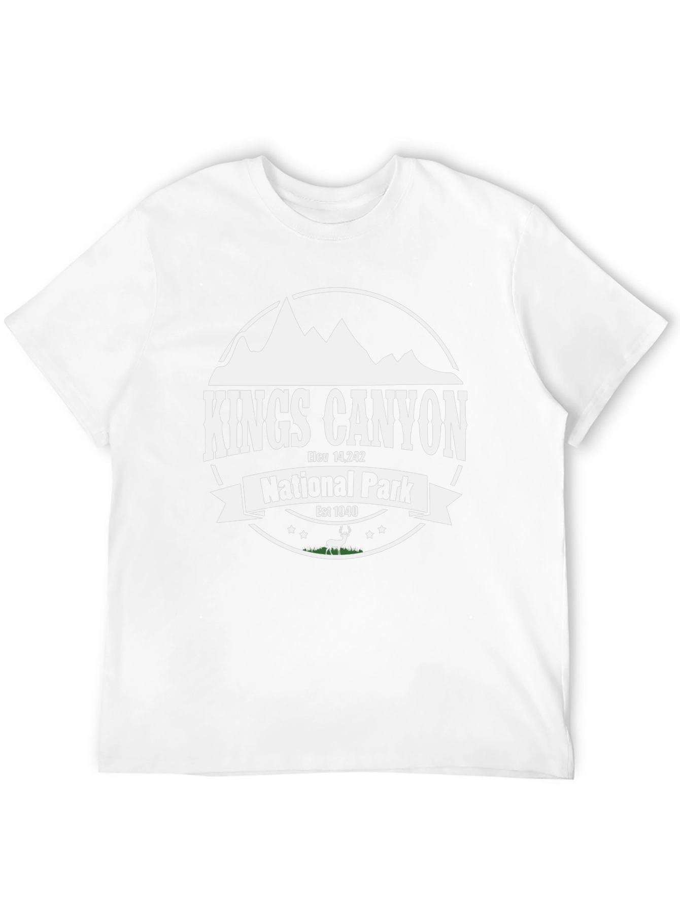 Kings Canyon National Park T-Shirt - Black