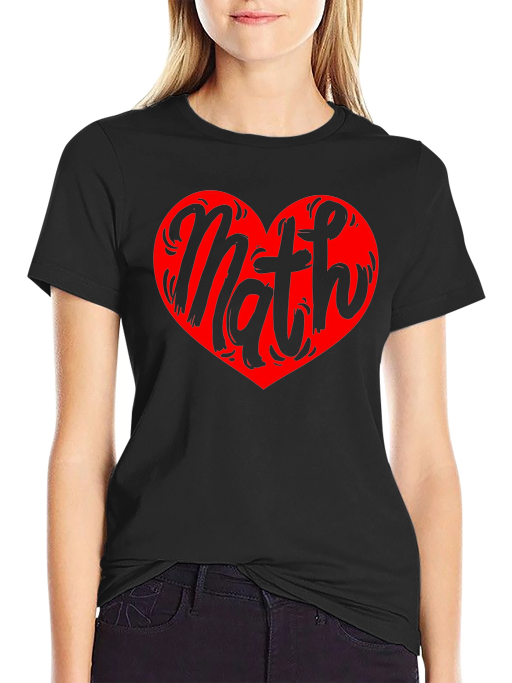 Math Heart Graphic Tee - Love Numbers!