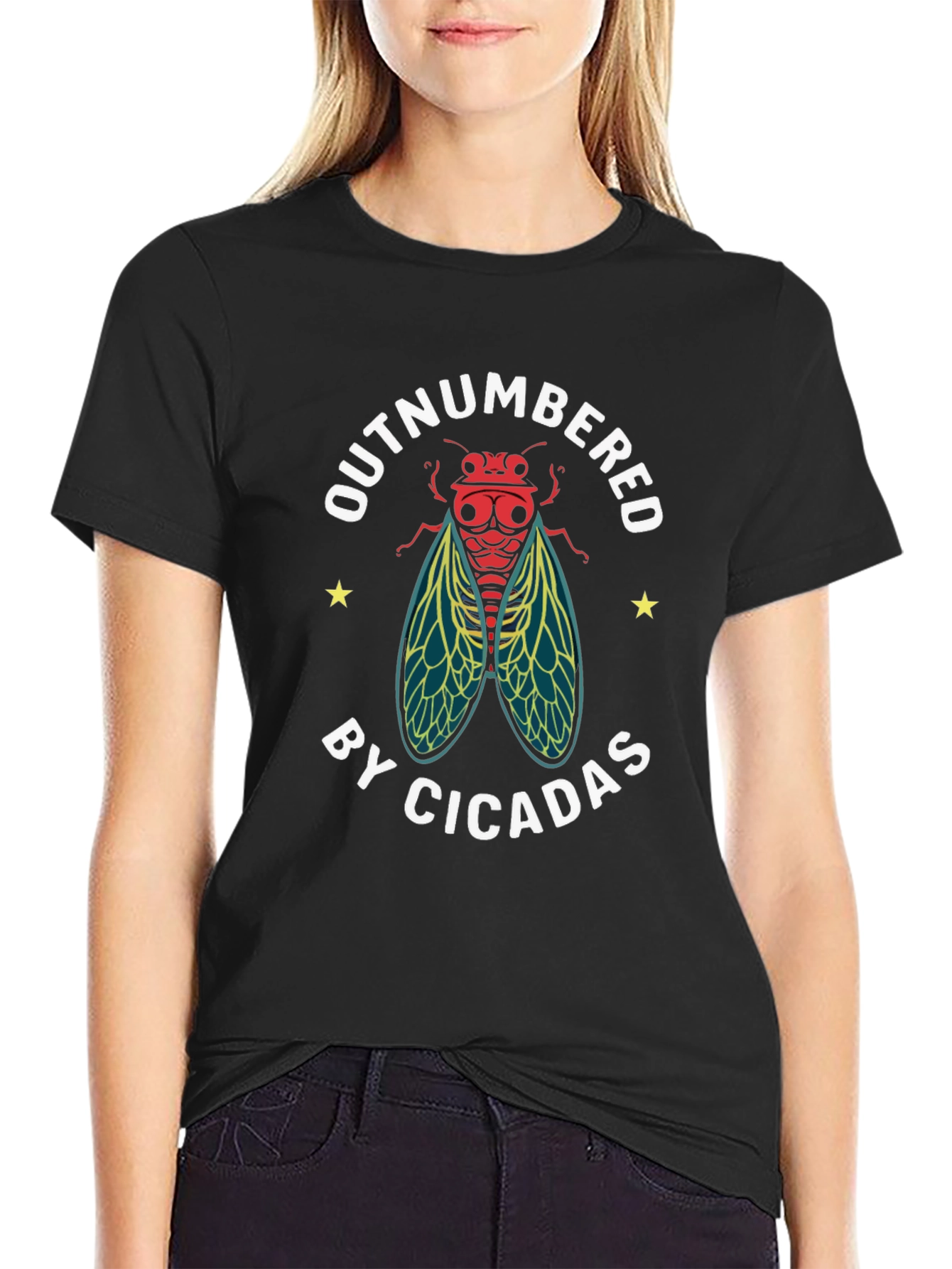 Outnumbered by Cicadas Graphic T-Shirt