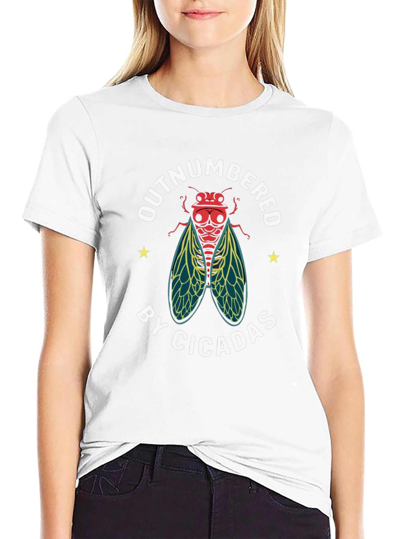 Outnumbered by Cicadas Graphic T-Shirt