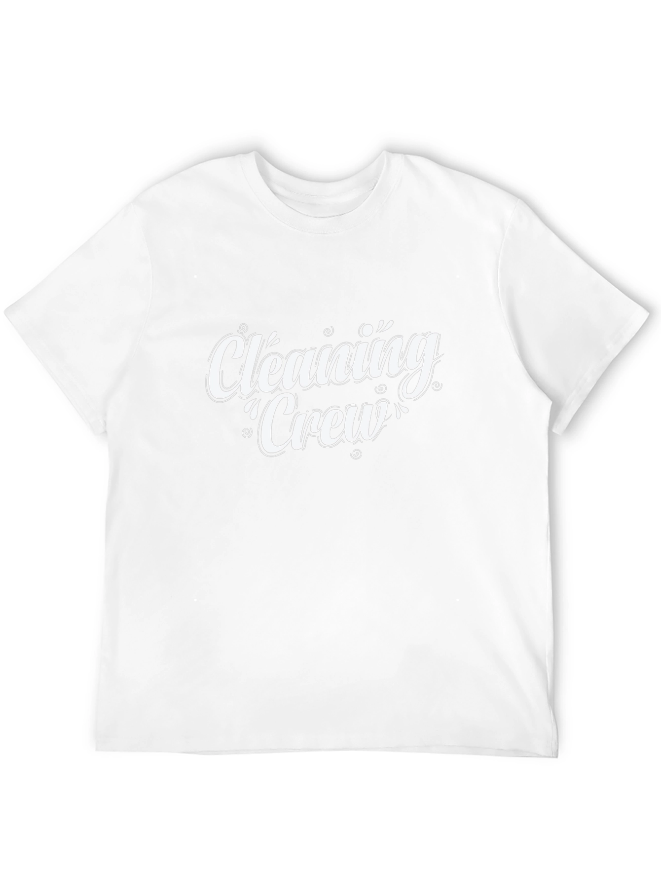 Cleaning Crew Graphic Tee - Black Cotton T-Shirt