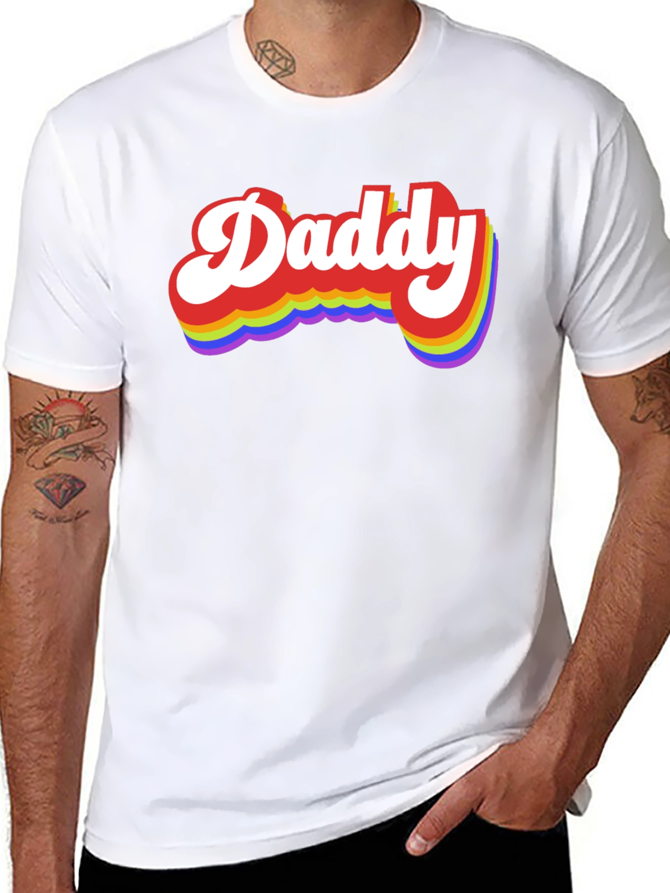 Rainbow Daddy T-Shirt - Pride Apparel