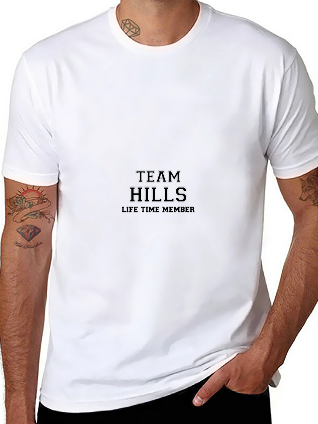 Team Hills Lifetime Member Black T-Shirt