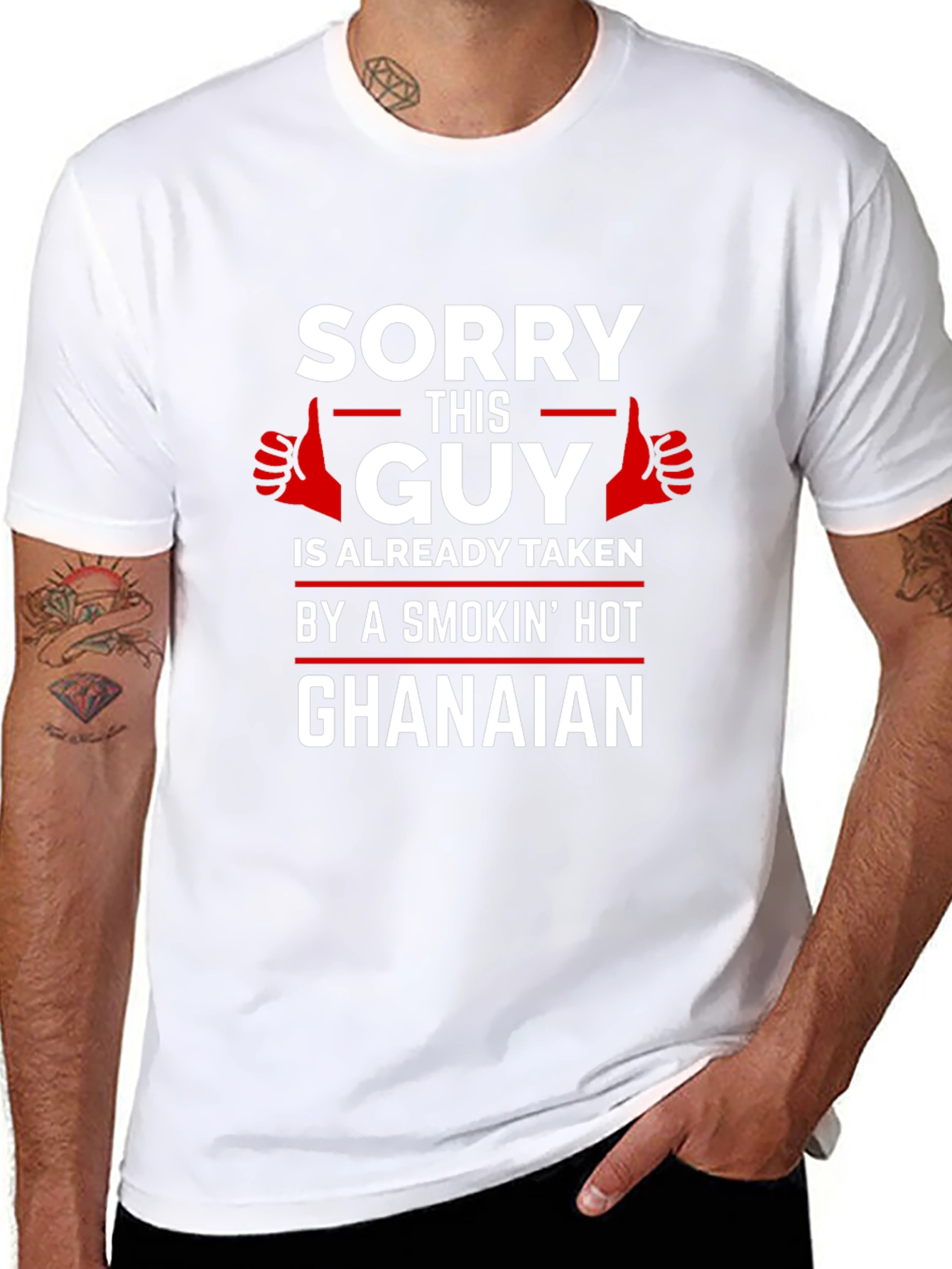 Sorry This Guy is Taken Ghanaian T-Shirt