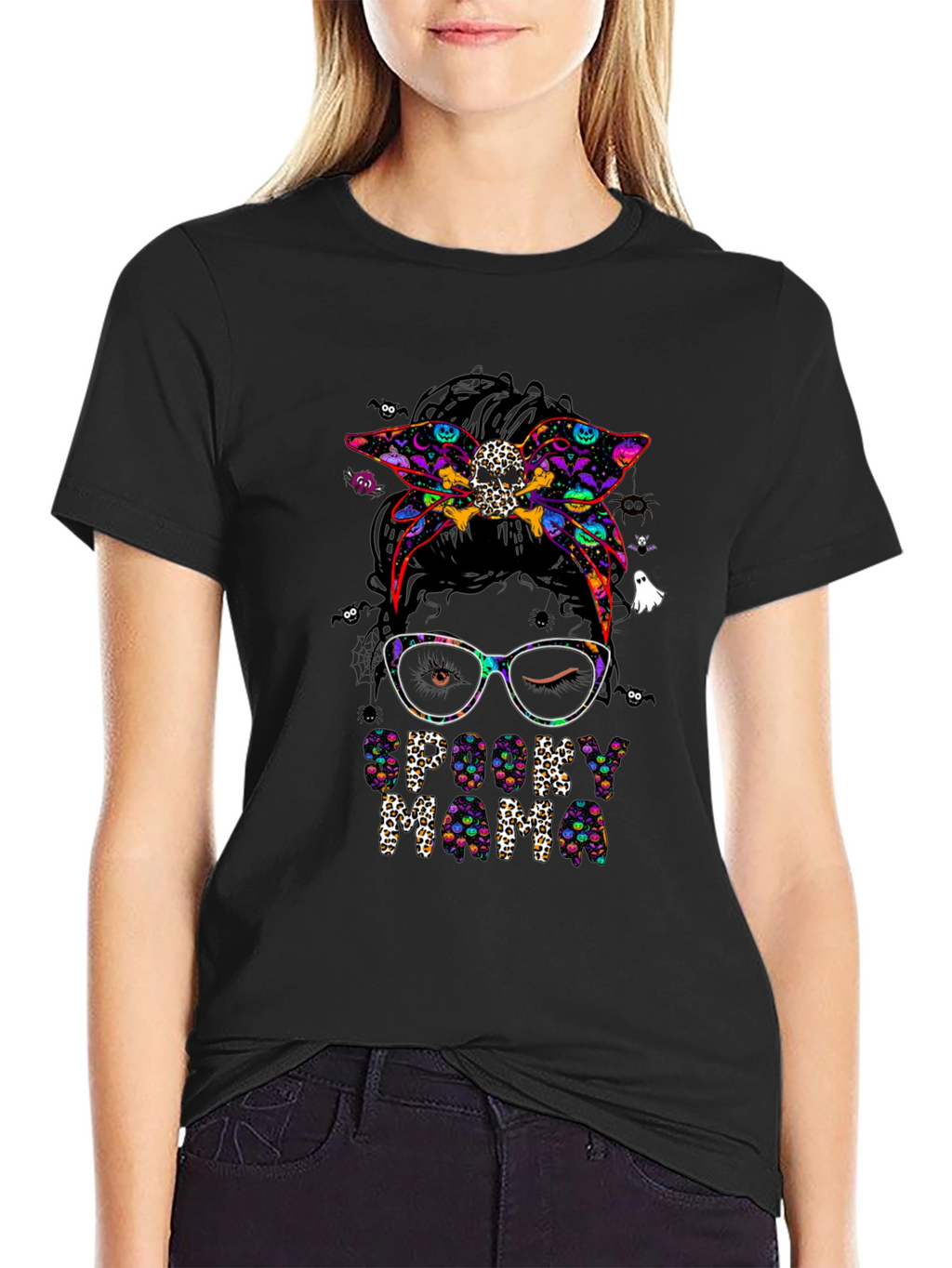 Spooky Mama Halloween Graphic Tee