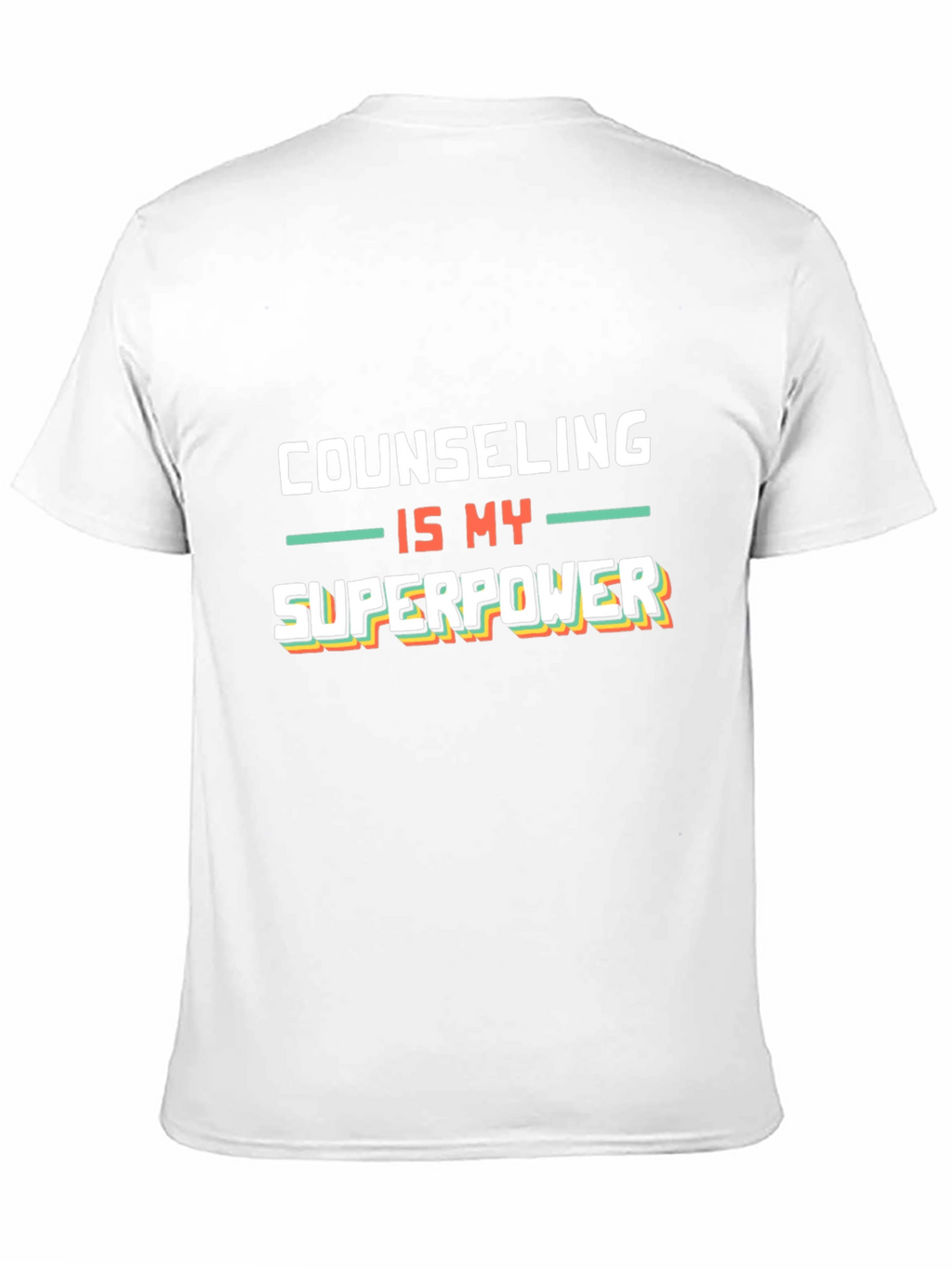 Counseling Is My Superpower Black Tee