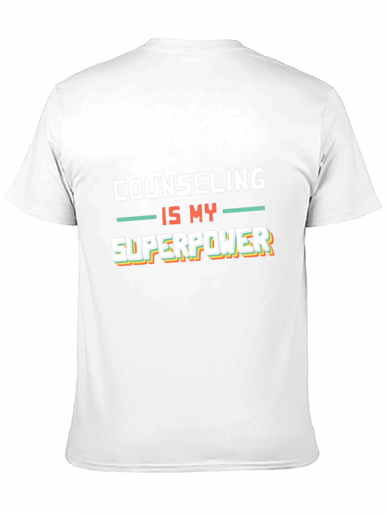 Counseling Is My Superpower Black Tee