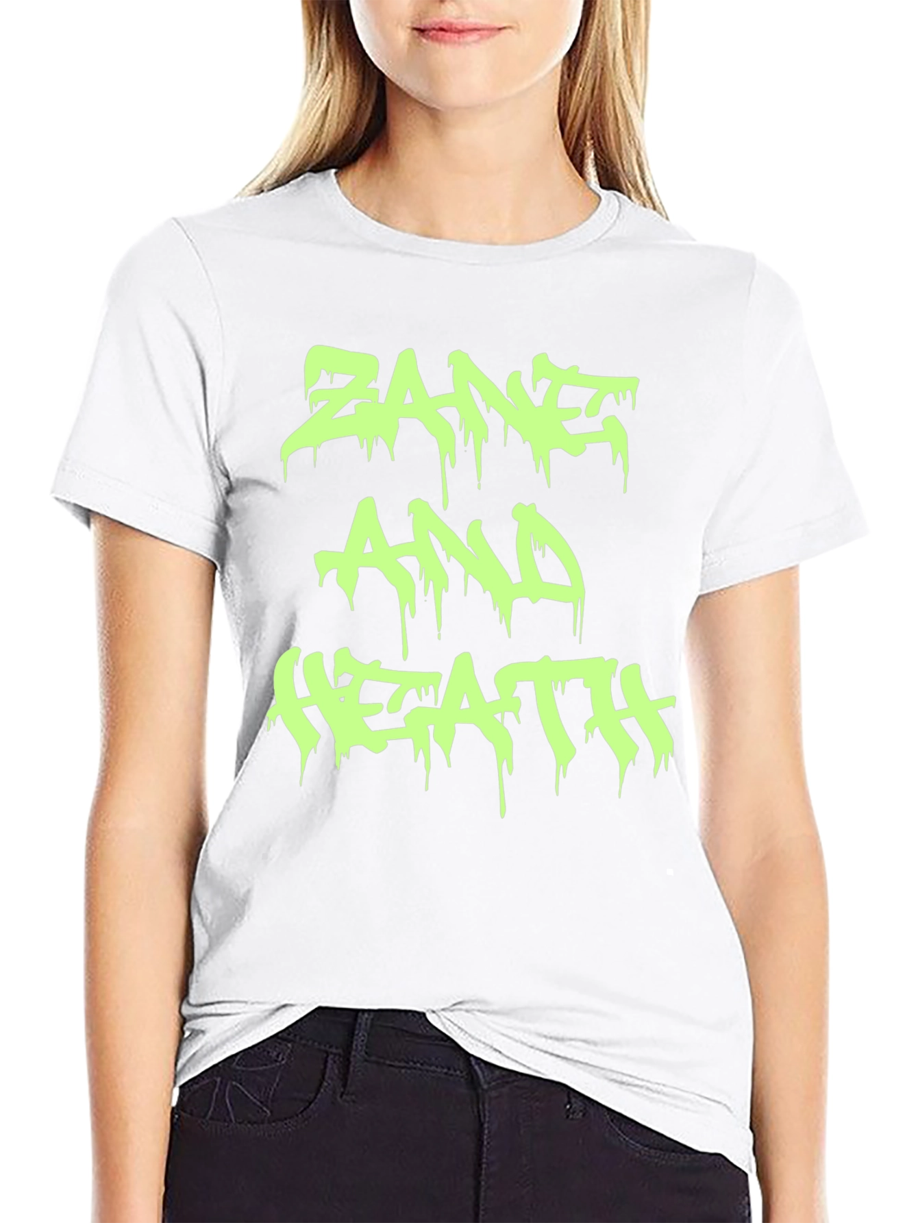 Zane and Heath T-Shirt - Black Crew Neck Tee