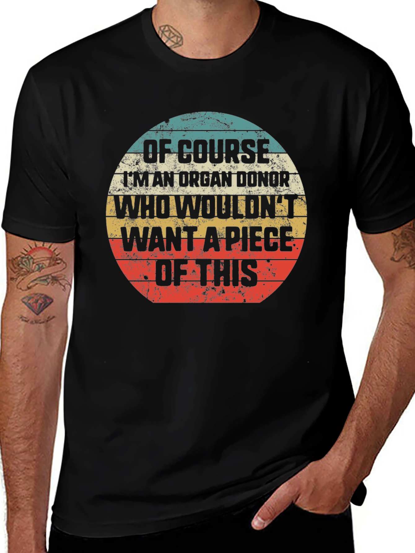 Organ Donor Graphic Tee - Funny Humor T-Shirt