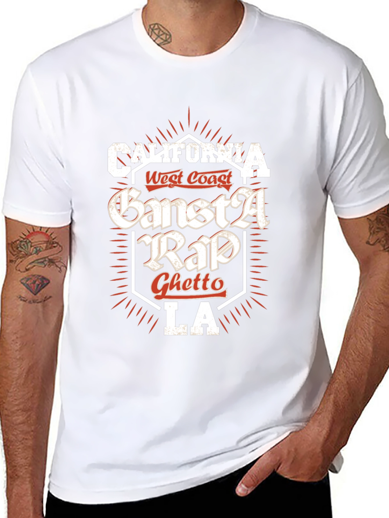California Gangsta Rap Graphic Tee