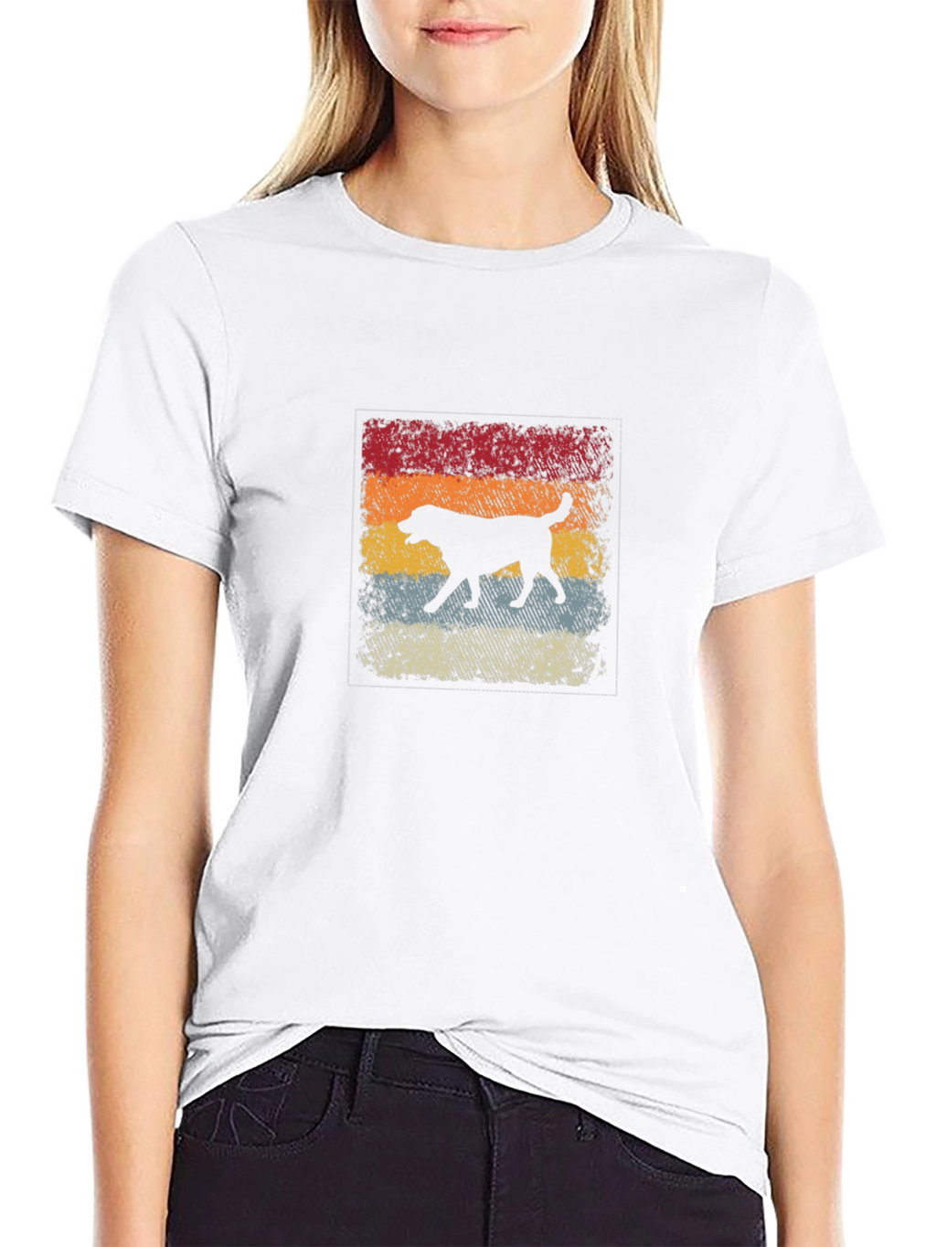 Retro Dog Silhouette T-Shirt
