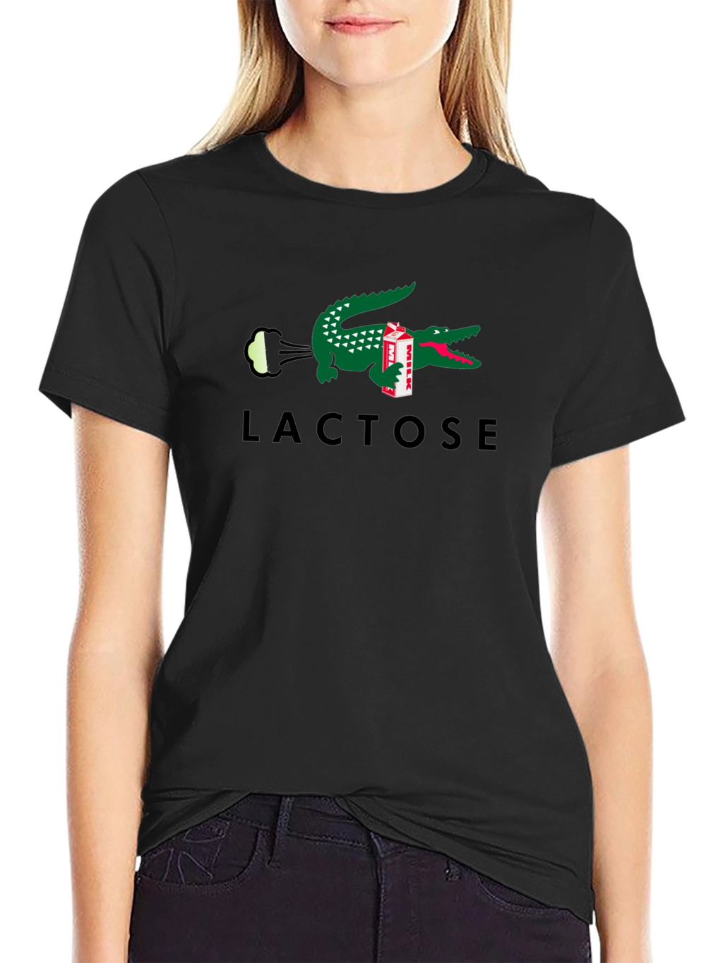 Lacoste Inspired Lactose Funny T-Shirt