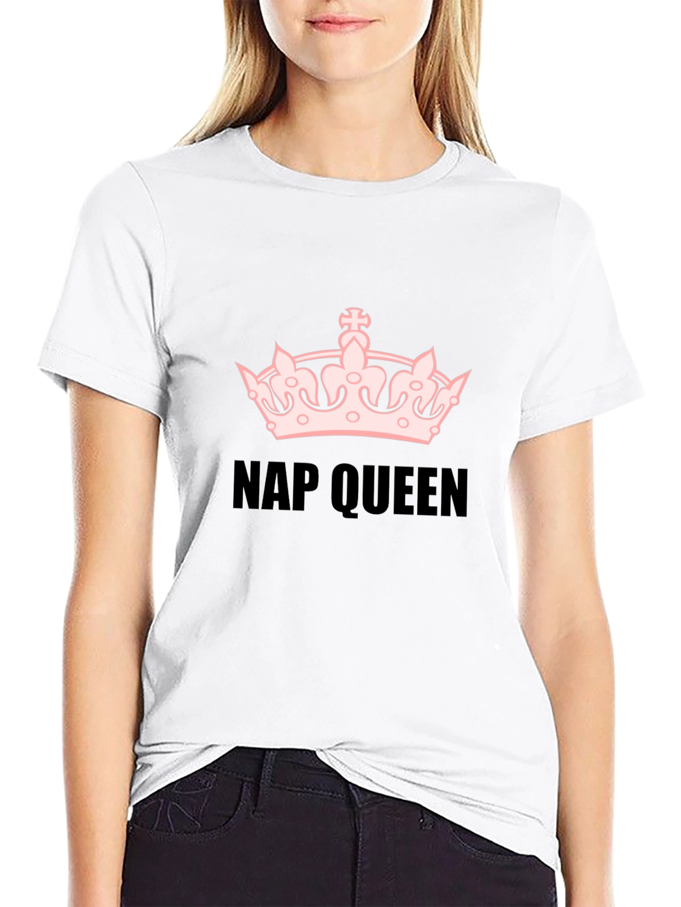 Nap Queen Graphic T-Shirt - Black