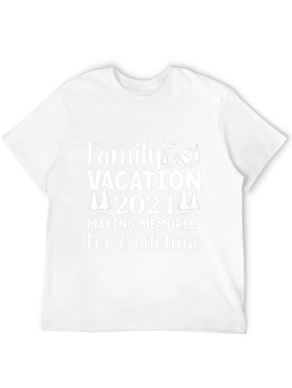 Family Vacation 2024 Black T-Shirt