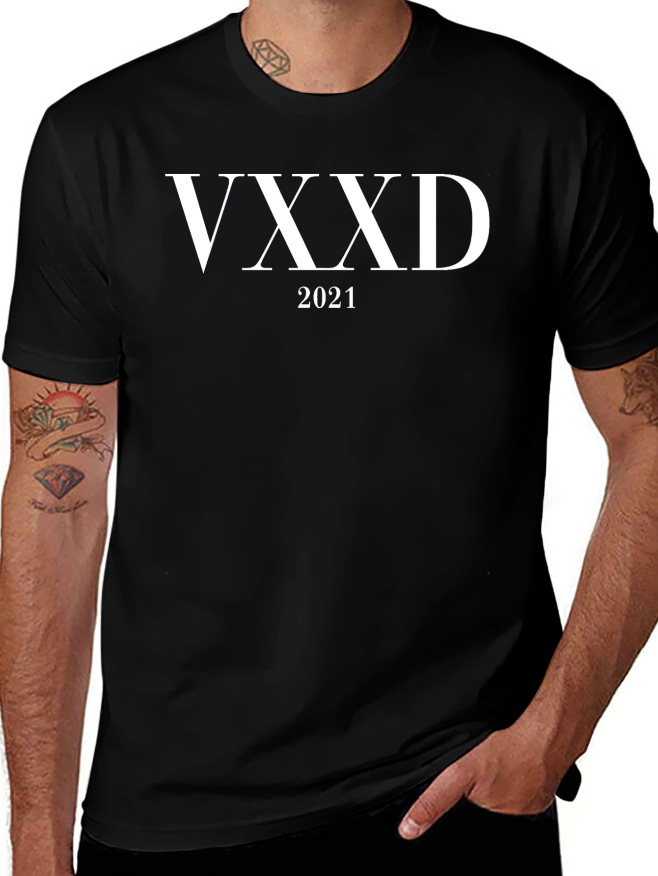 VXXD 2021 Graphic Tee - Stylish Black T-Shirt