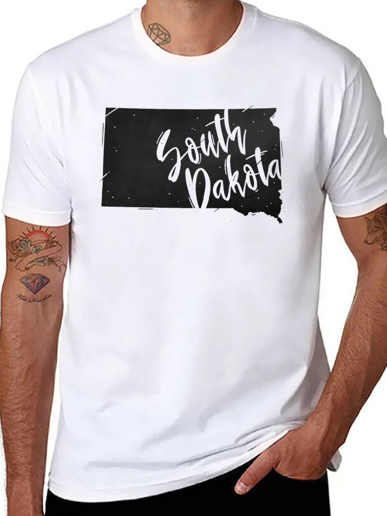 South Dakota State Pride Black T-Shirt