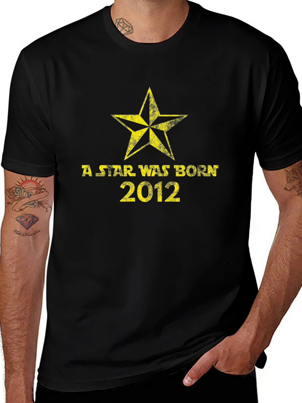 A Star Was Born 2012 Black T-Shirt