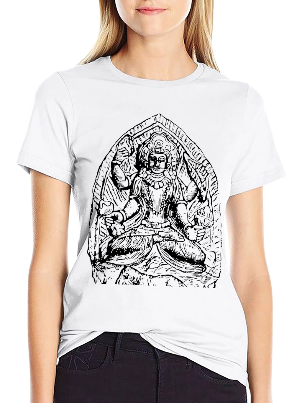 Graphic Print Tee - Artistic Design