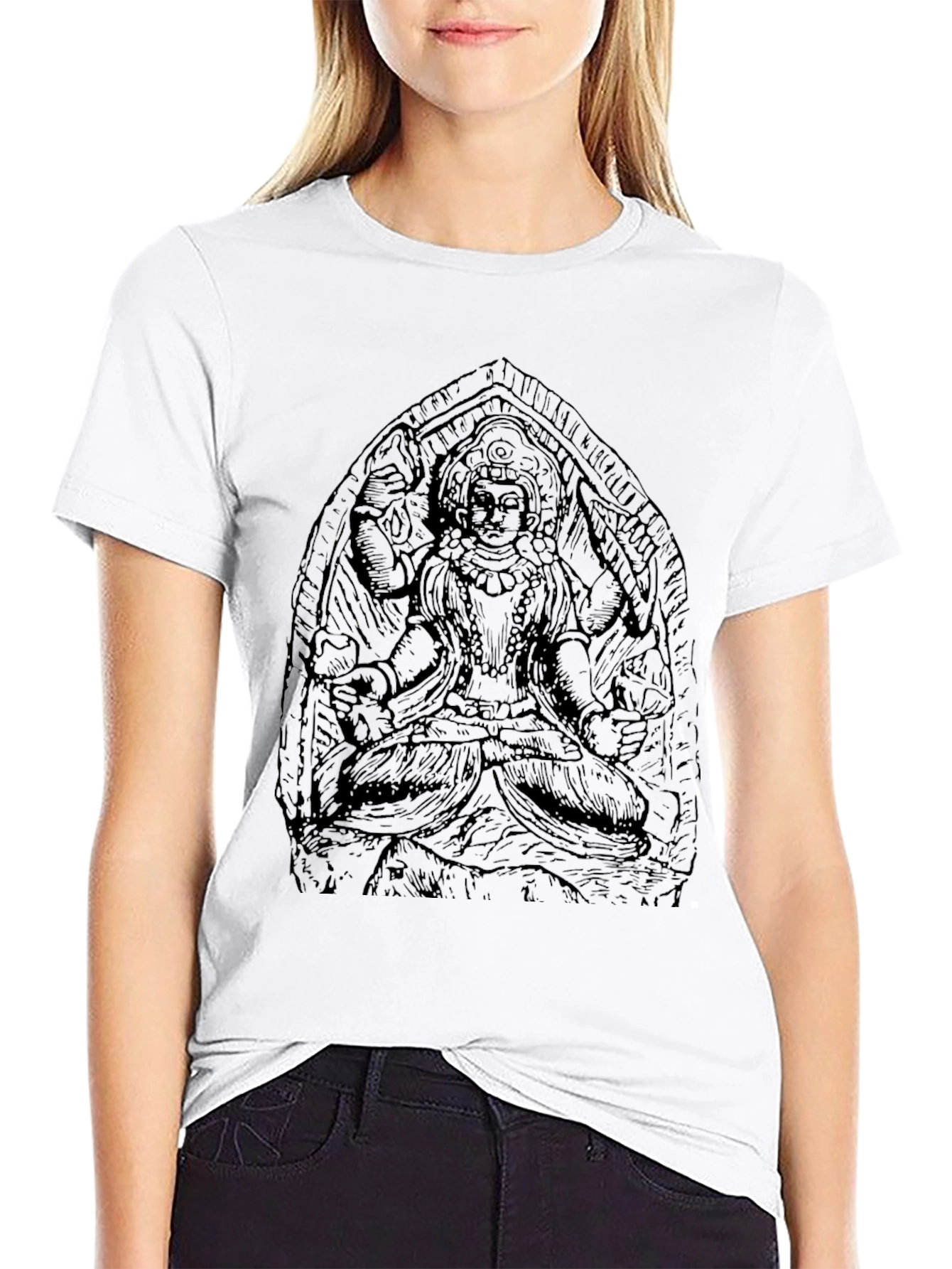 Graphic Print Tee - Artistic Design