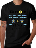 Bitcoin El Salvador Legal Tender Graphic T-Shirt