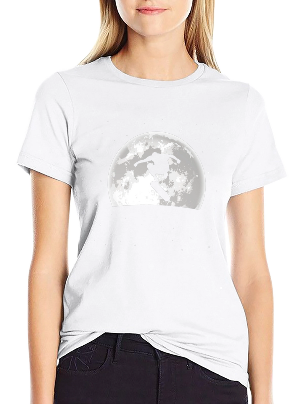 Skateboarder Moon T-Shirt