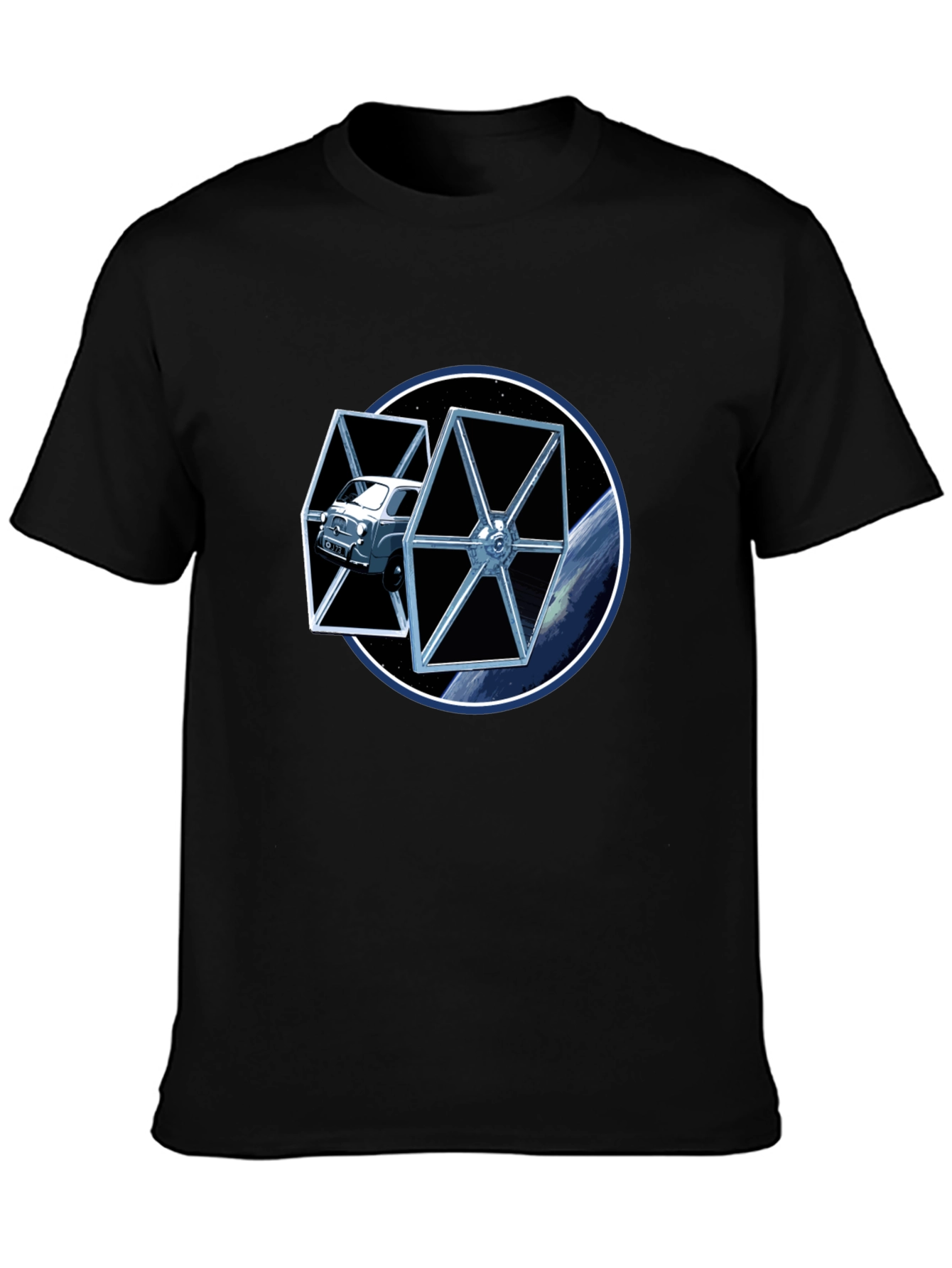 Star Car Black T-Shirt