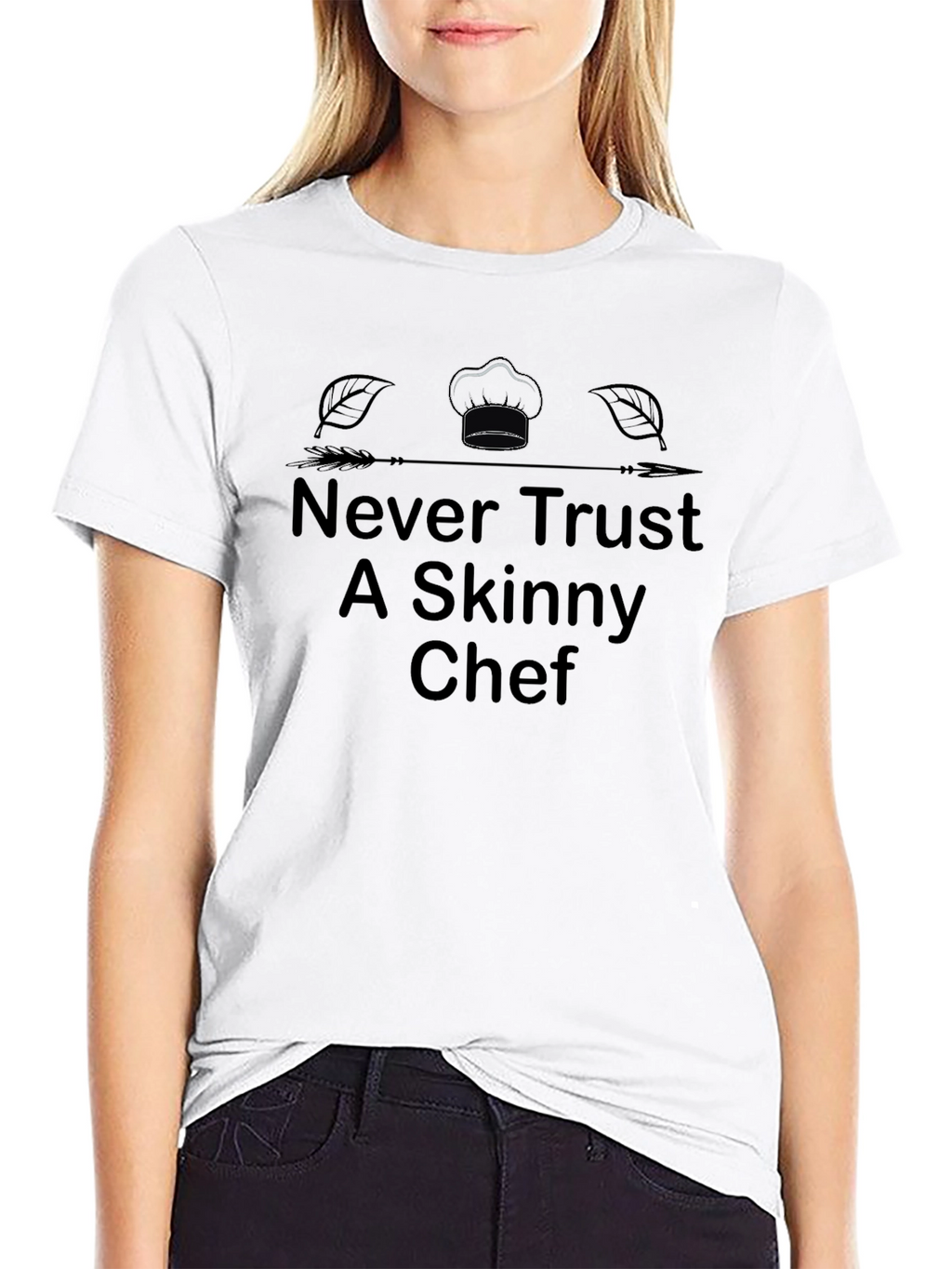 Never Trust a Skinny Chef Graphic Tee