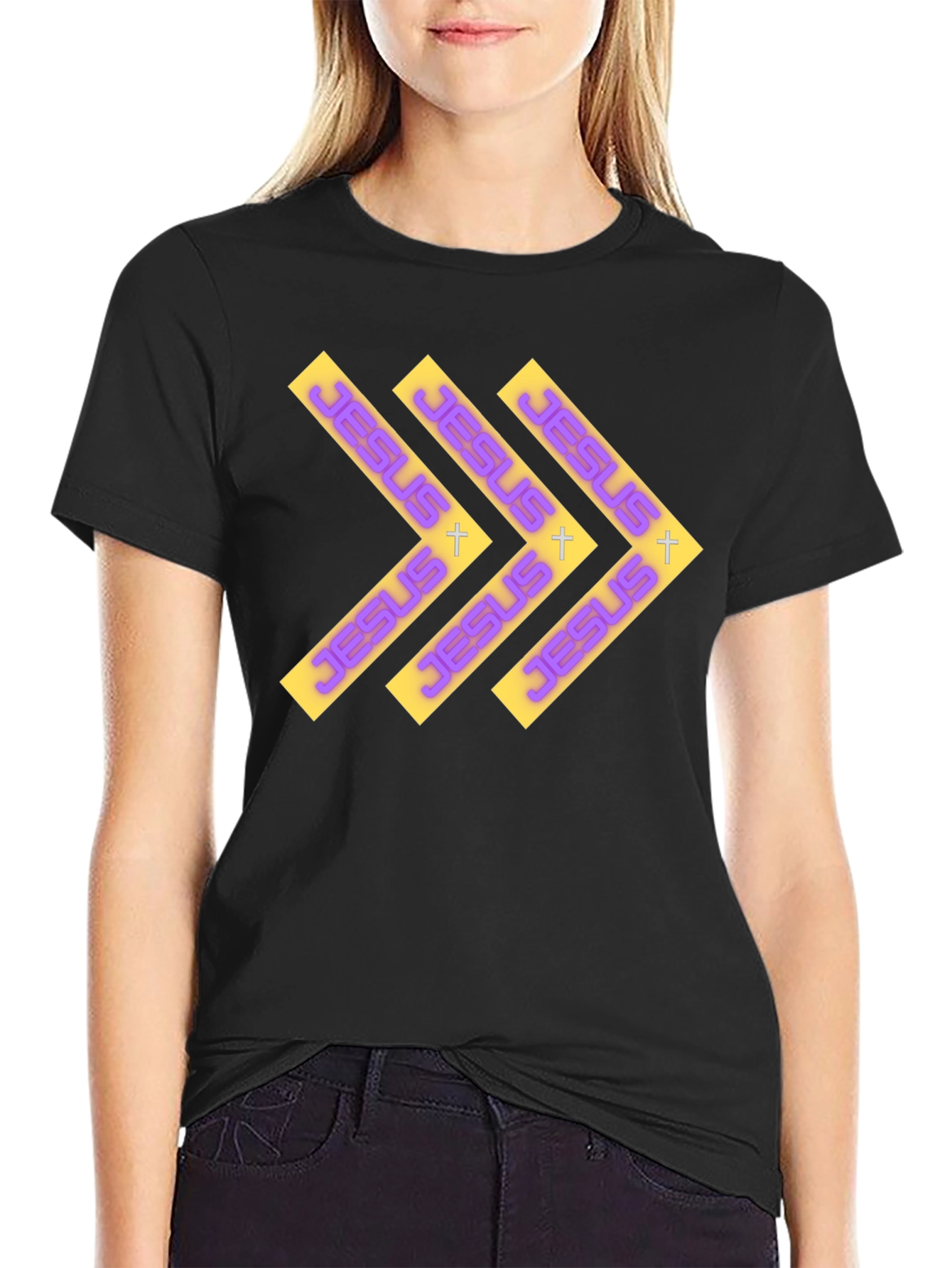 Jesus Arrows Graphic Print Tee