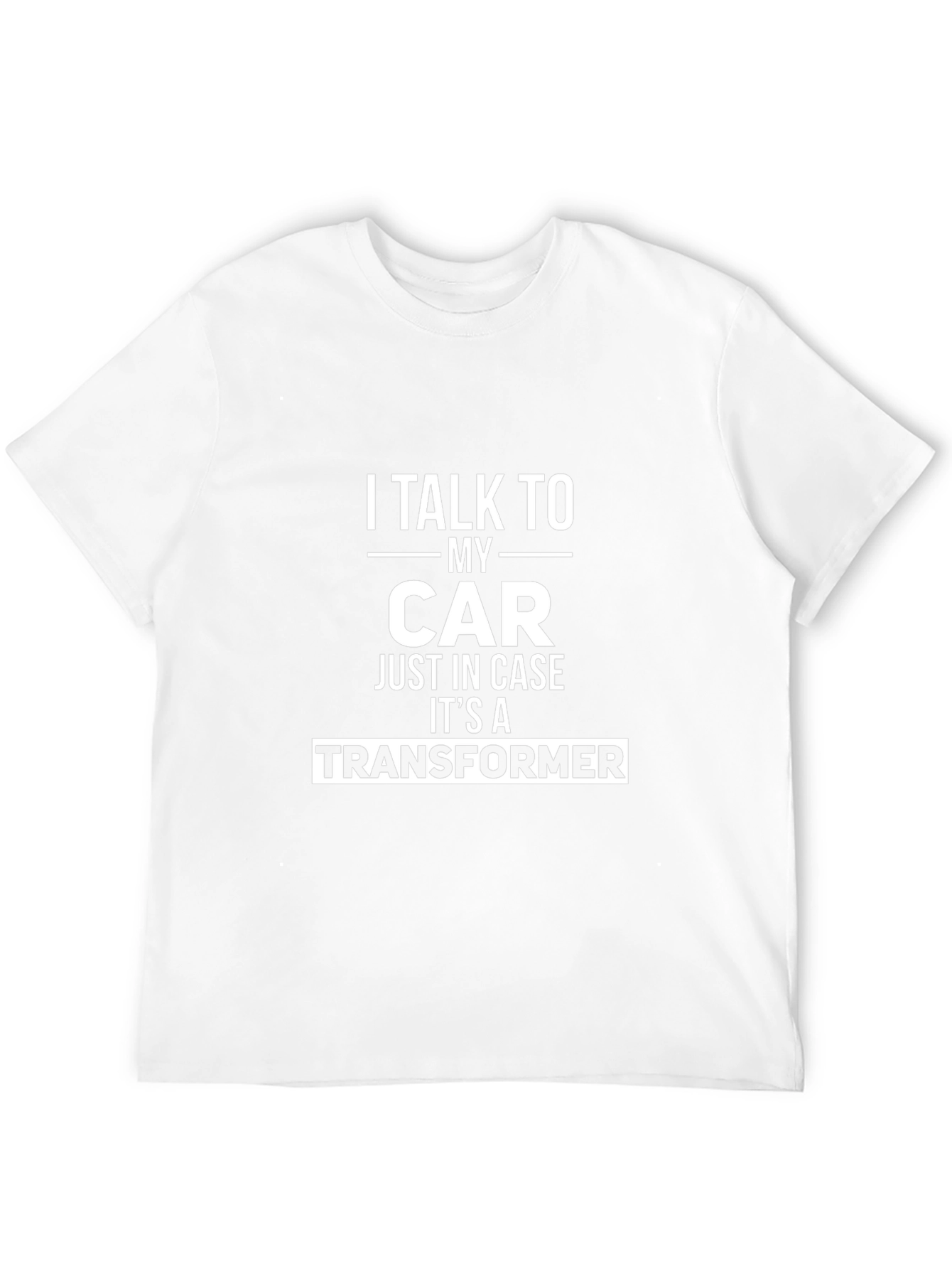 I Talk To My Car Transformer T-Shirt