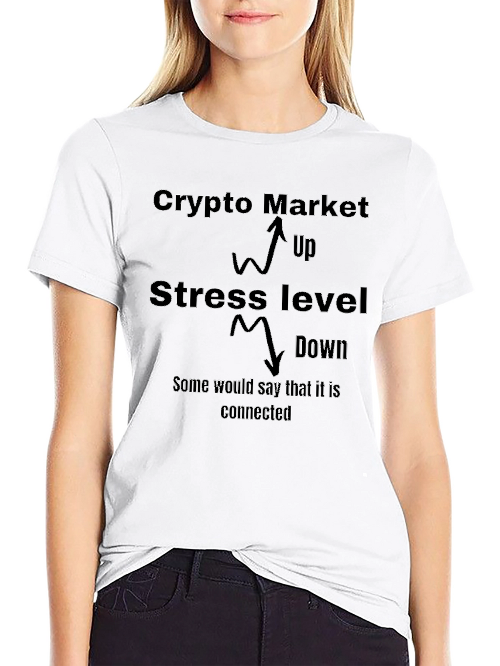 Crypto Market Stress Level Graphic Tee